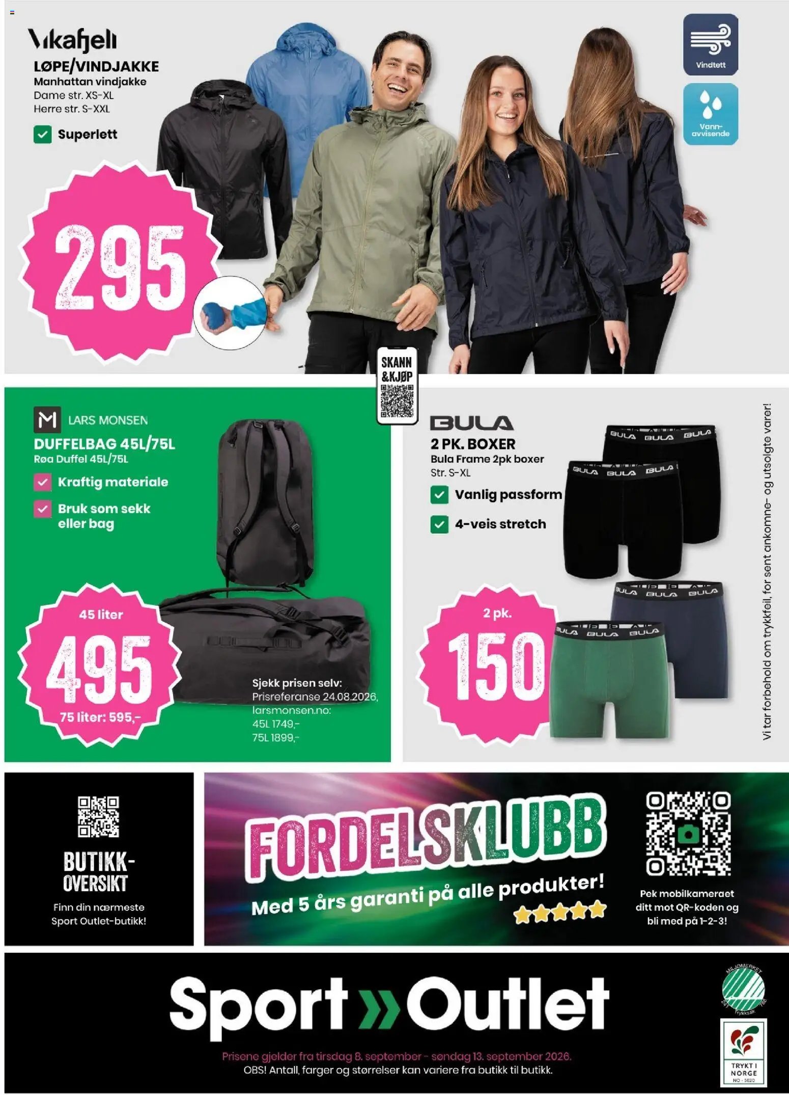 Sport Outlet kundeavis