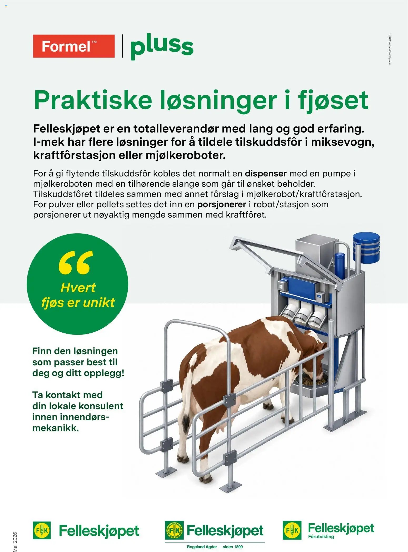 Felleskjøpet Overgangsfôring