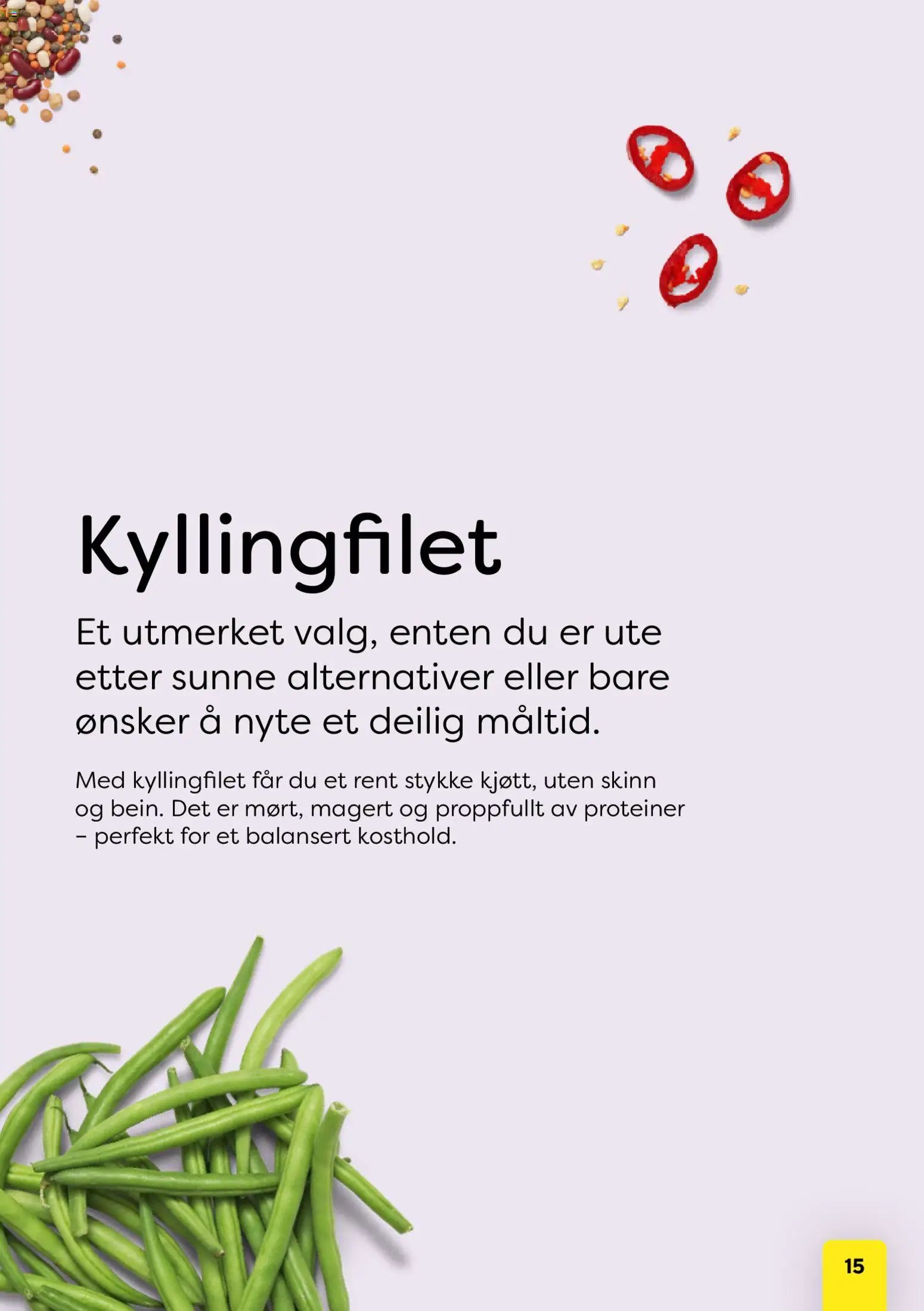 Bunnpris kundeavis middagsinspirasjon utviklet av