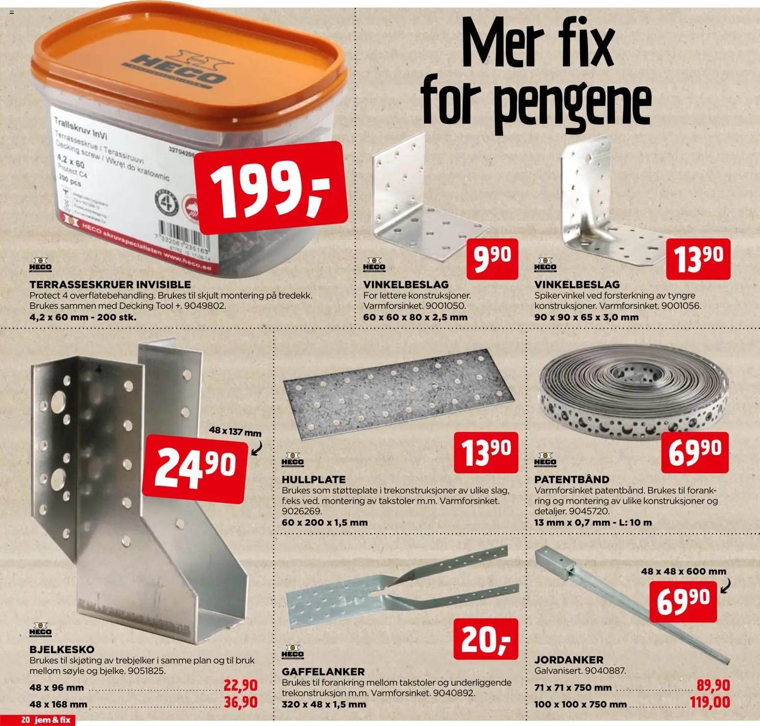 Jem & Fix kundeavis
