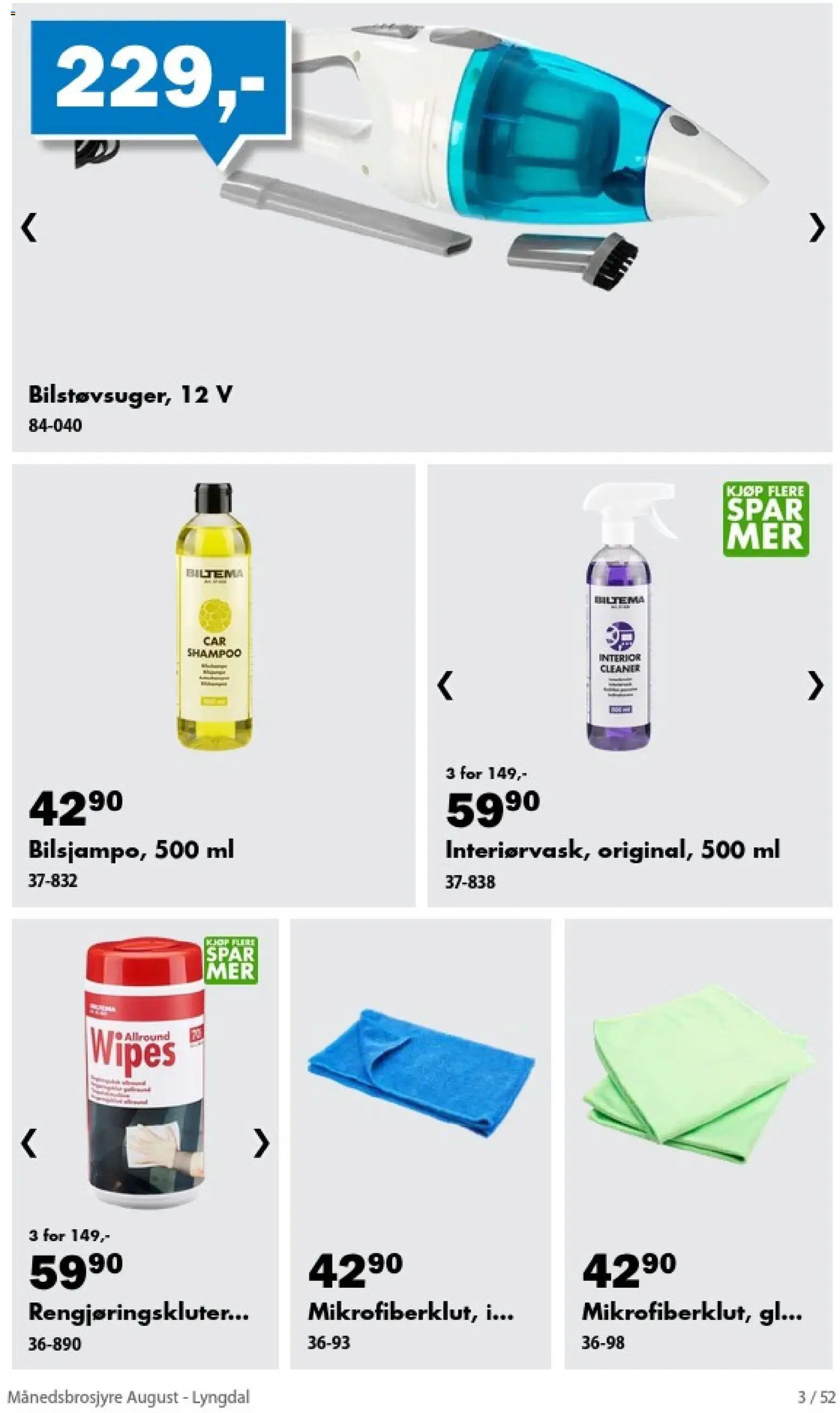 Biltema Månedsbrosjyre August - National