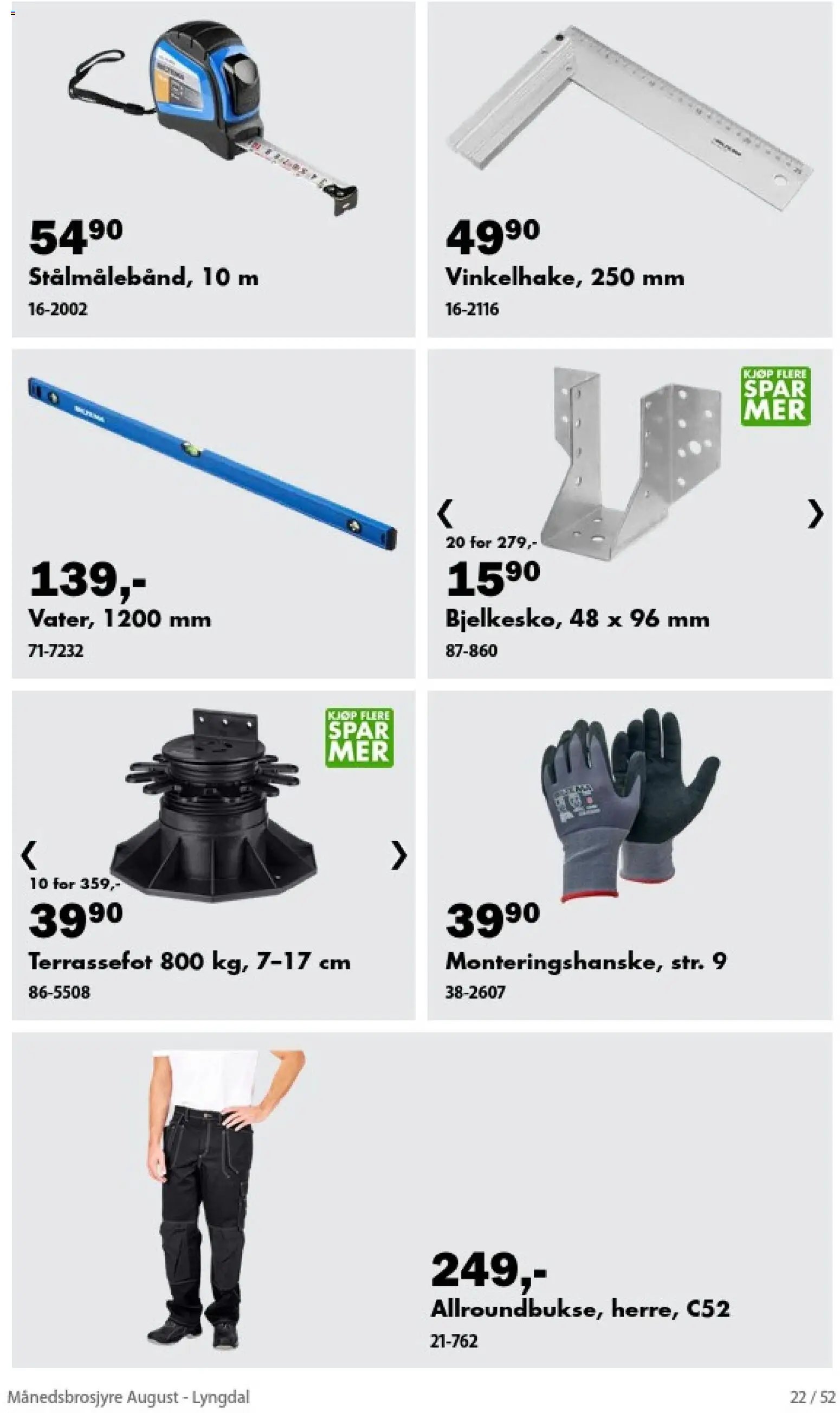 Biltema Månedsbrosjyre August - National
