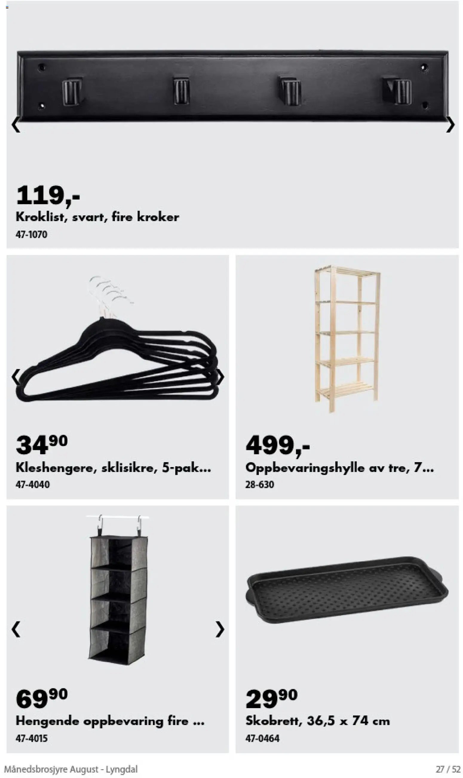 Biltema Månedsbrosjyre August - National