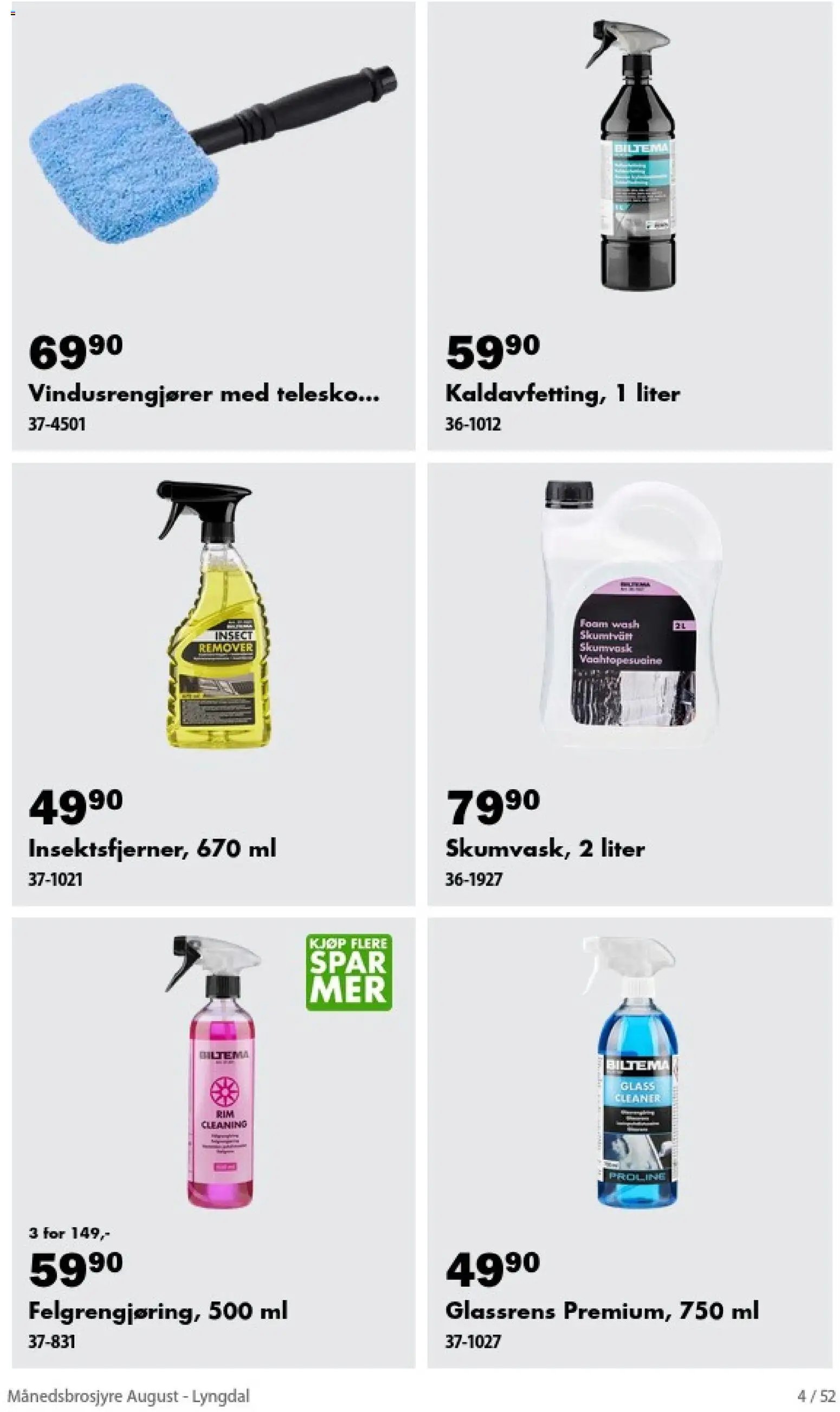 Biltema Månedsbrosjyre August - National