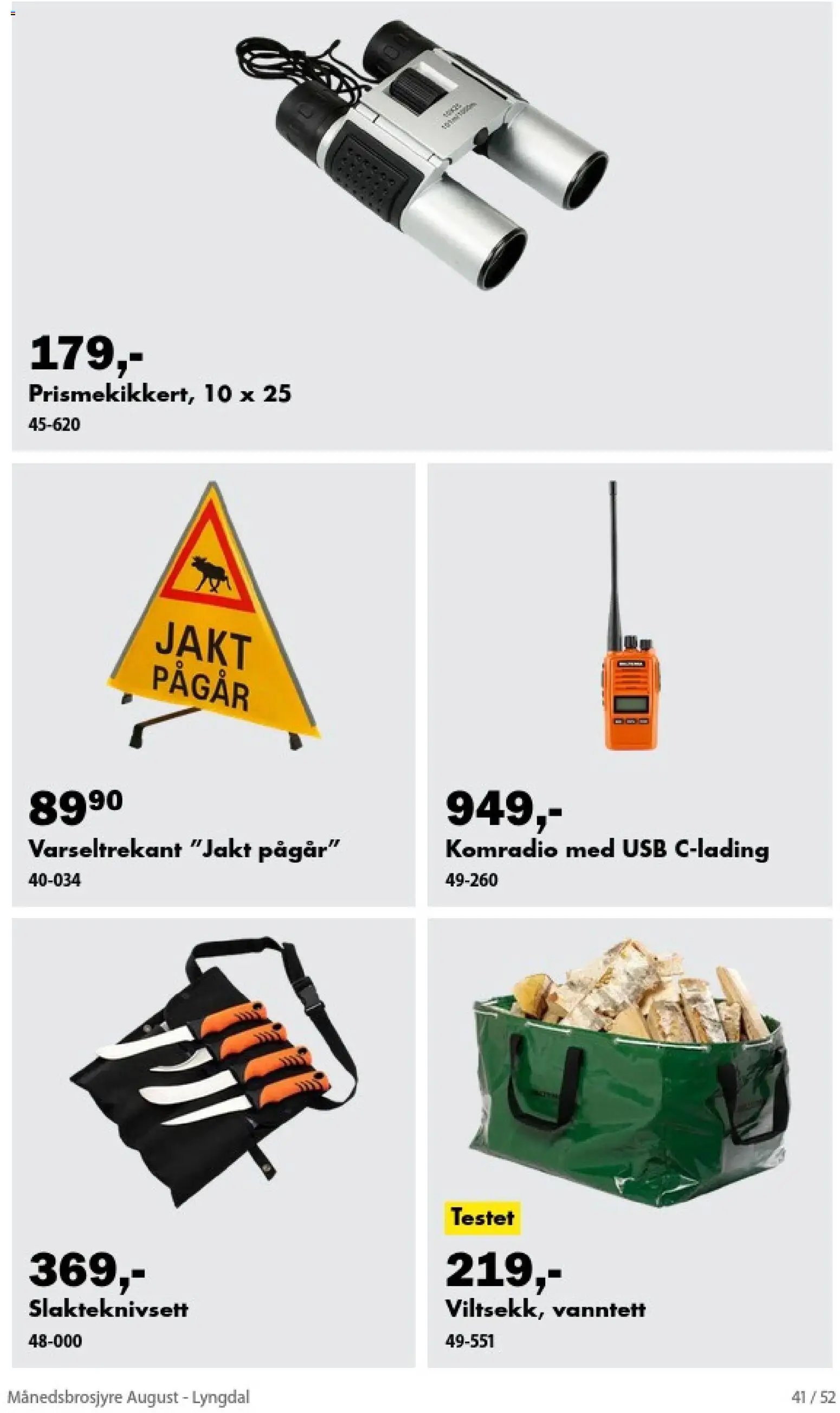Biltema Månedsbrosjyre August - National