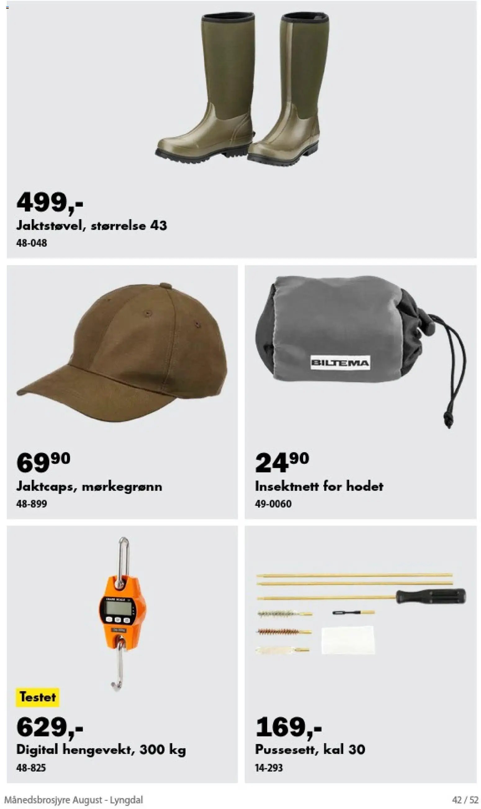 Biltema Månedsbrosjyre August - National