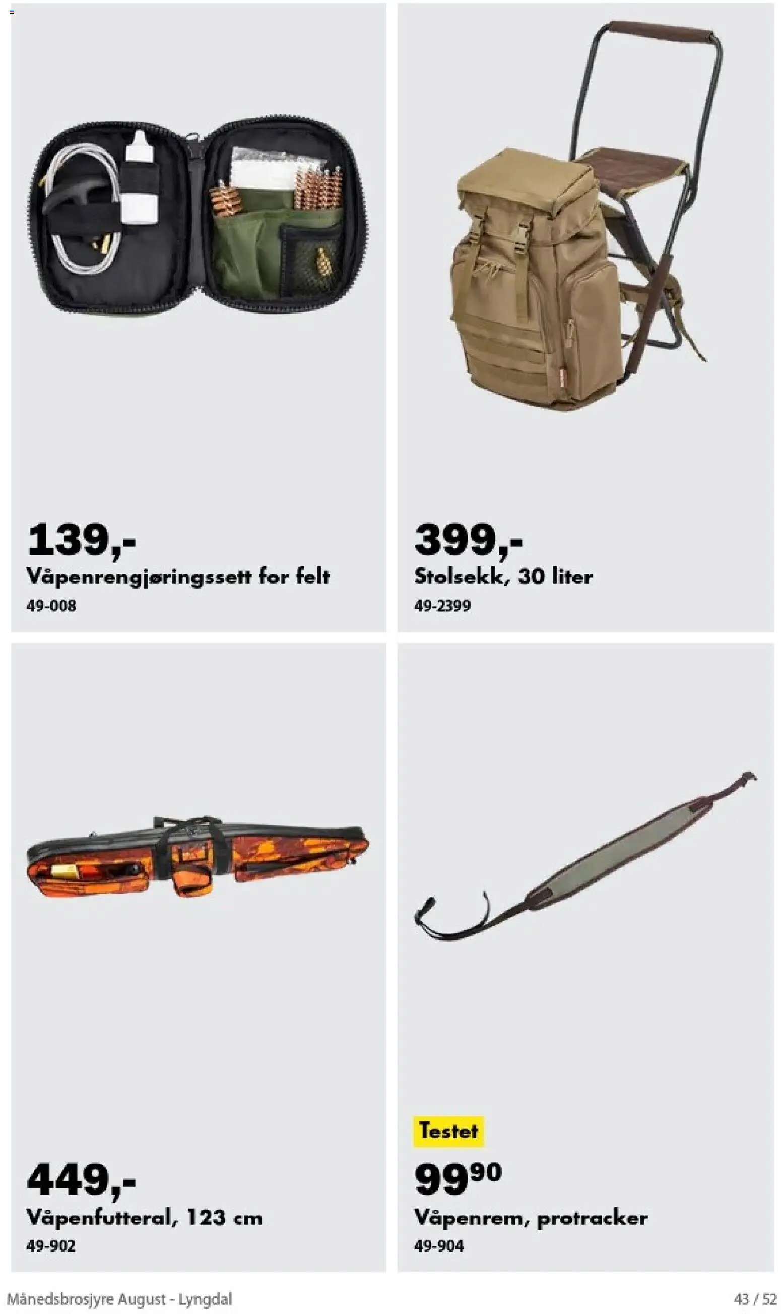 Biltema Månedsbrosjyre August - National
