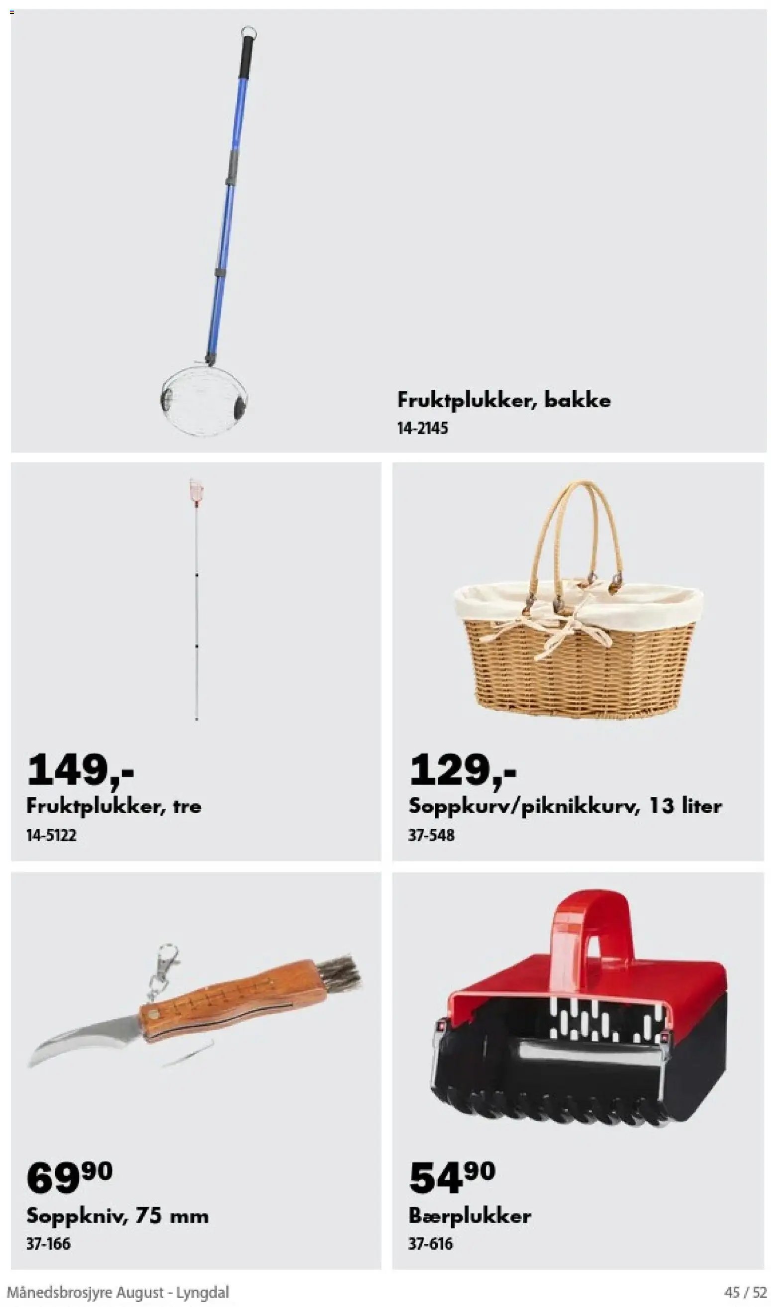 Biltema Månedsbrosjyre August - National