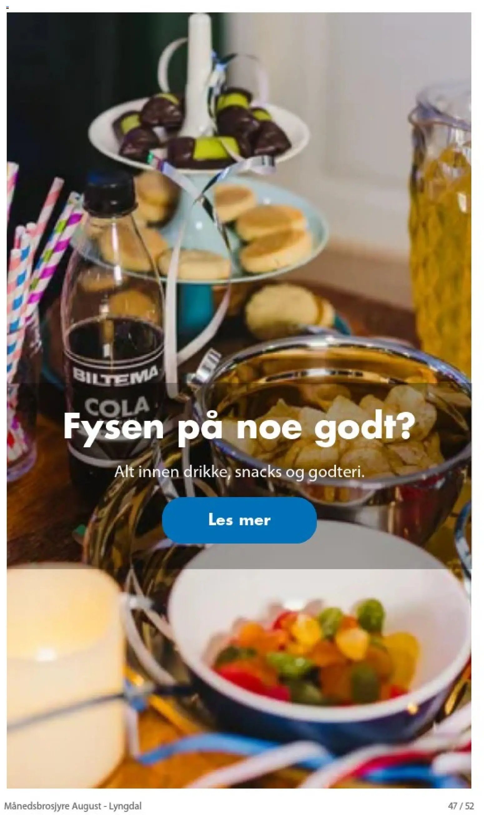 Biltema Månedsbrosjyre August - National