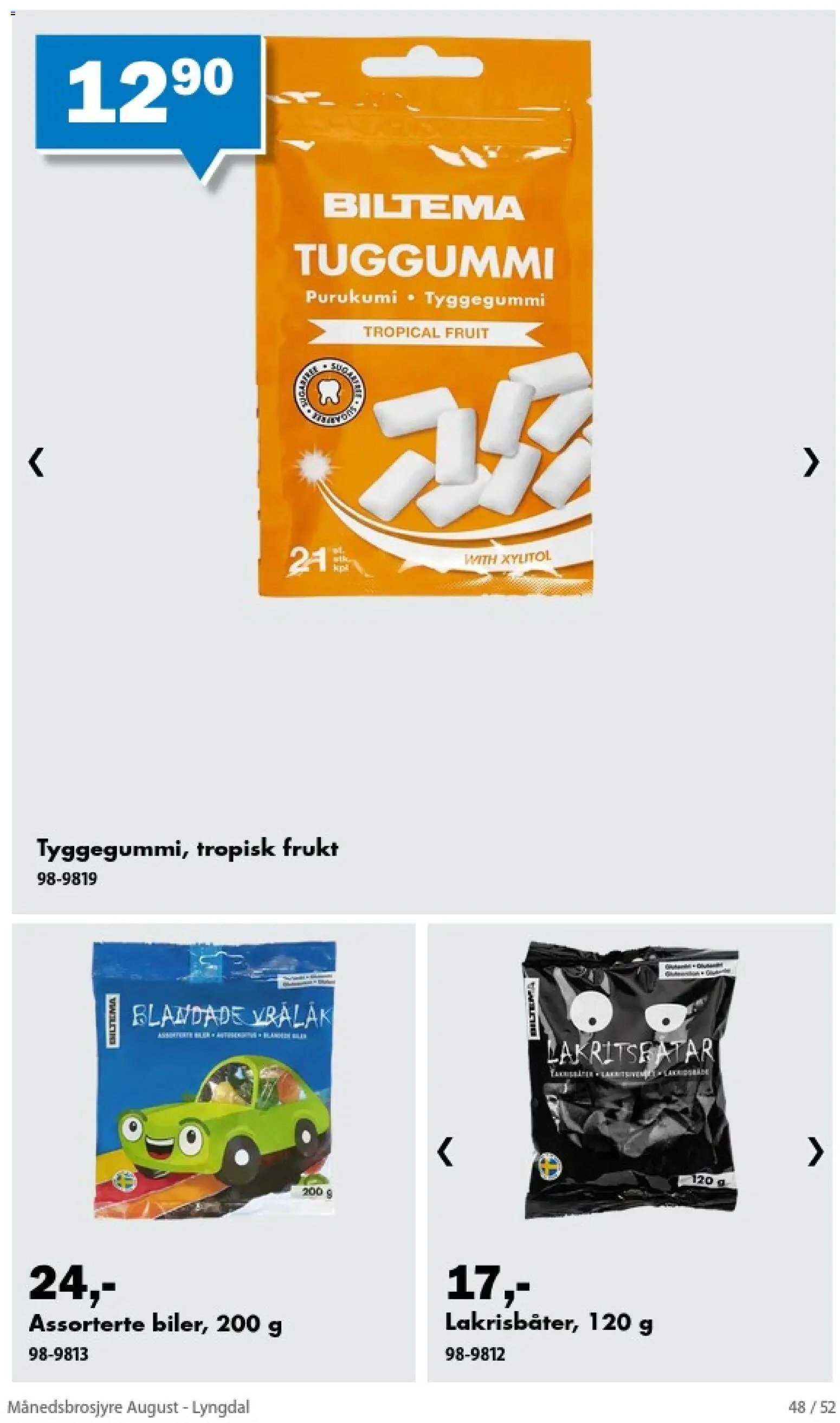 Biltema Månedsbrosjyre August - National