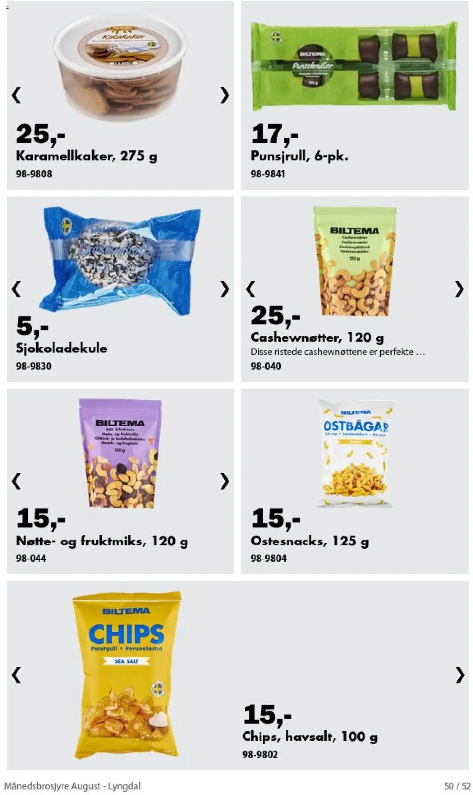 Biltema Månedsbrosjyre August - National