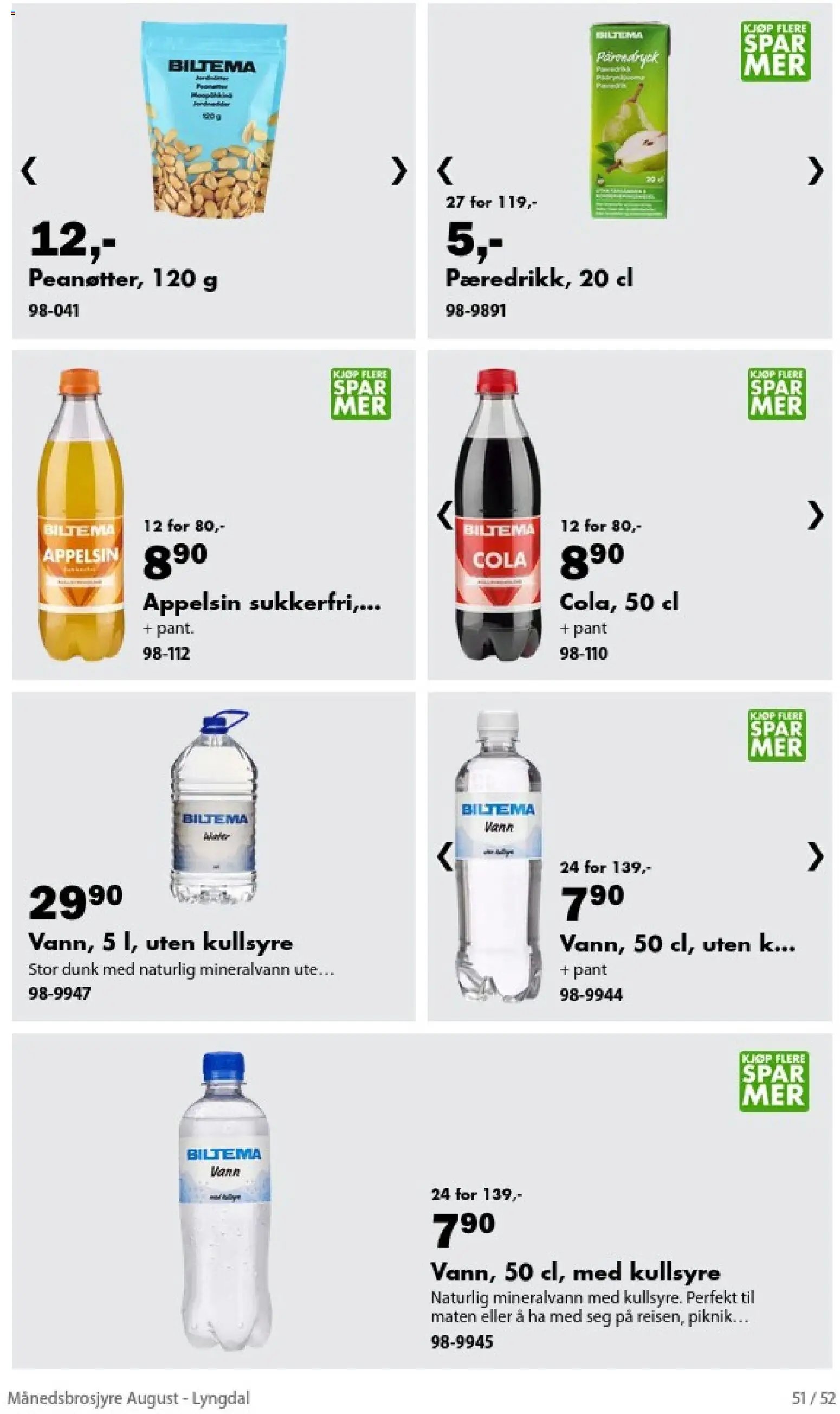 Biltema Månedsbrosjyre August - National