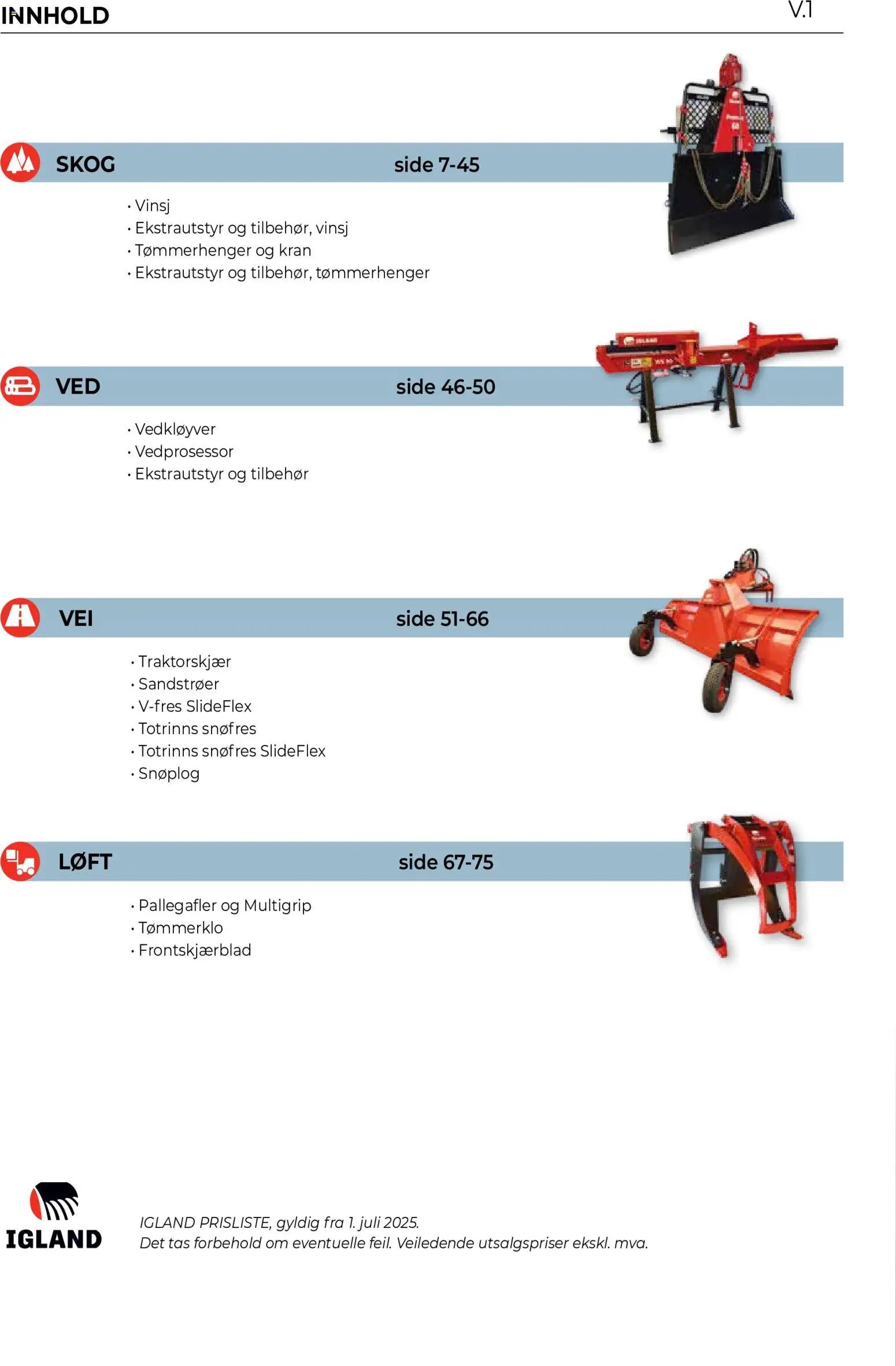 Felleskjøpet Igland produktkatalog 2025-2026 (2025-01-01 - 2026-12-31)