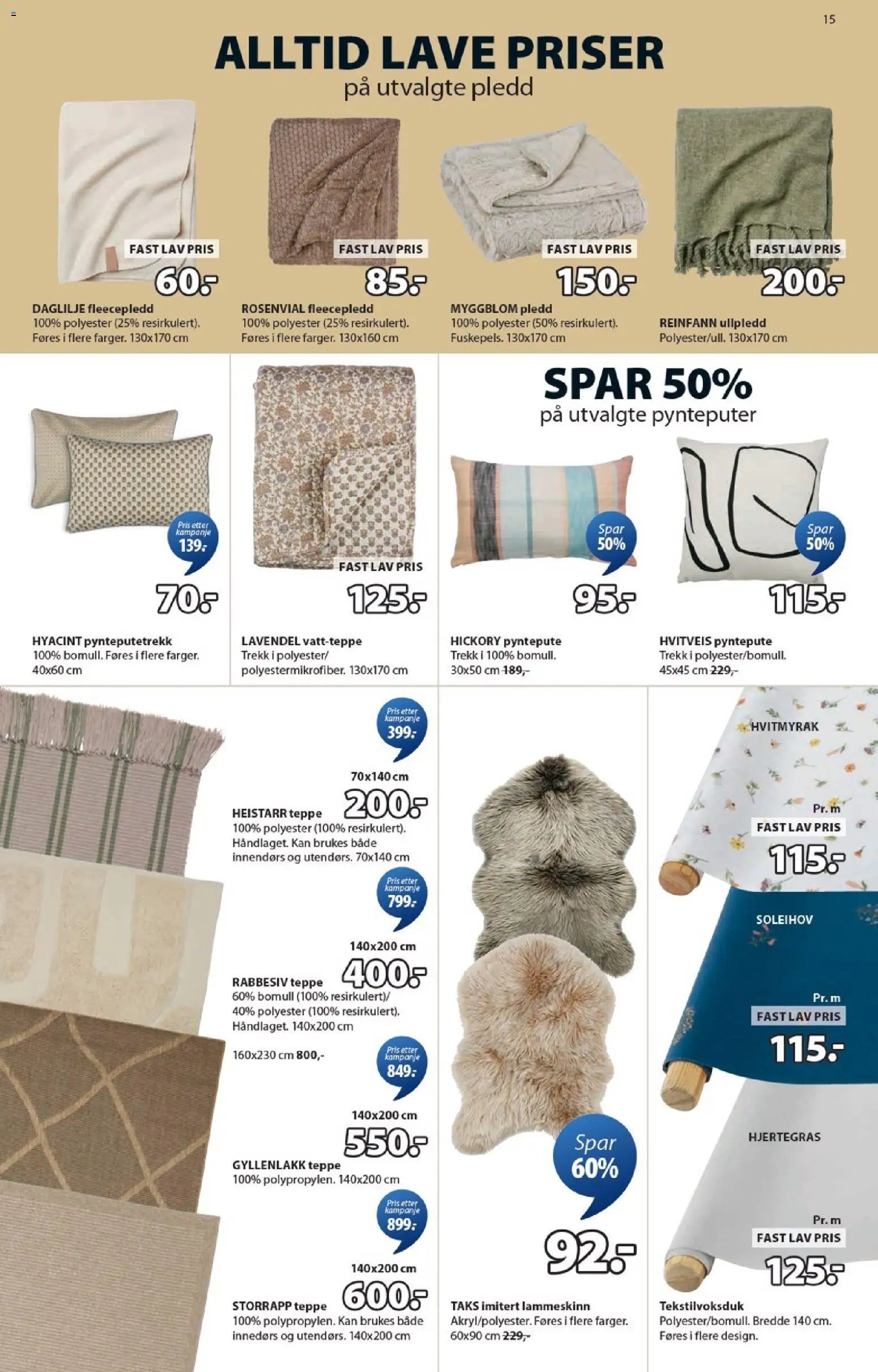 JYSK kundeavis (2026-03-09 - 2026-03-22)