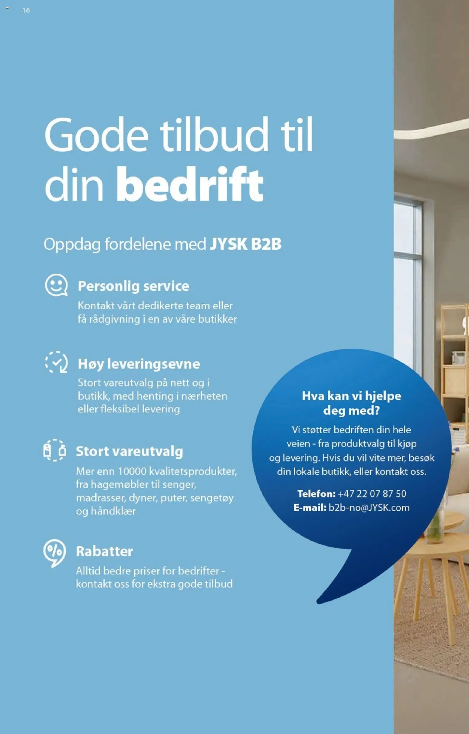 JYSK kundeavis (2026-03-09 - 2026-03-22)