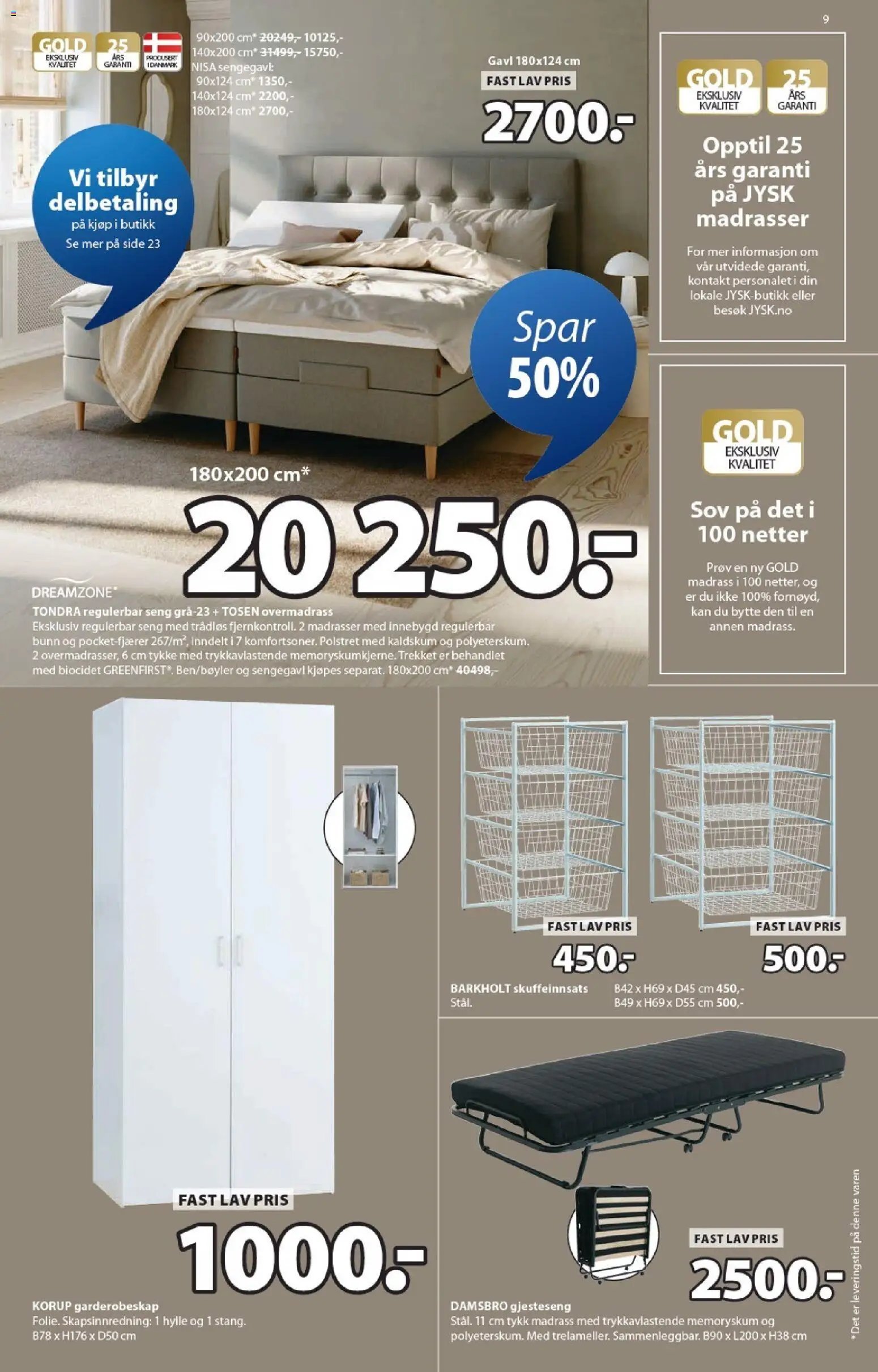 JYSK kundeavis (2026-03-09 - 2026-03-22)