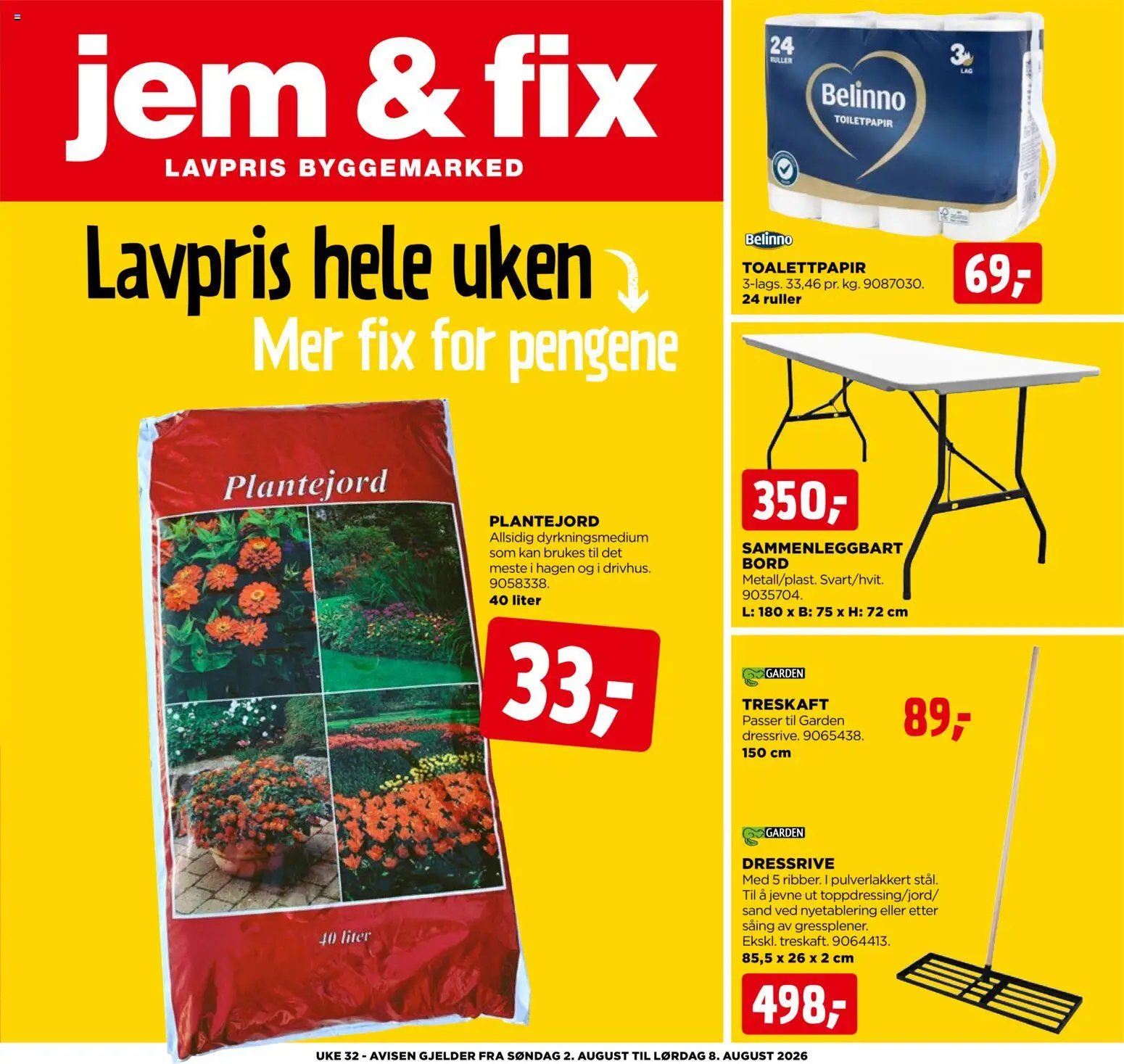 Jem & Fix kundeavis
