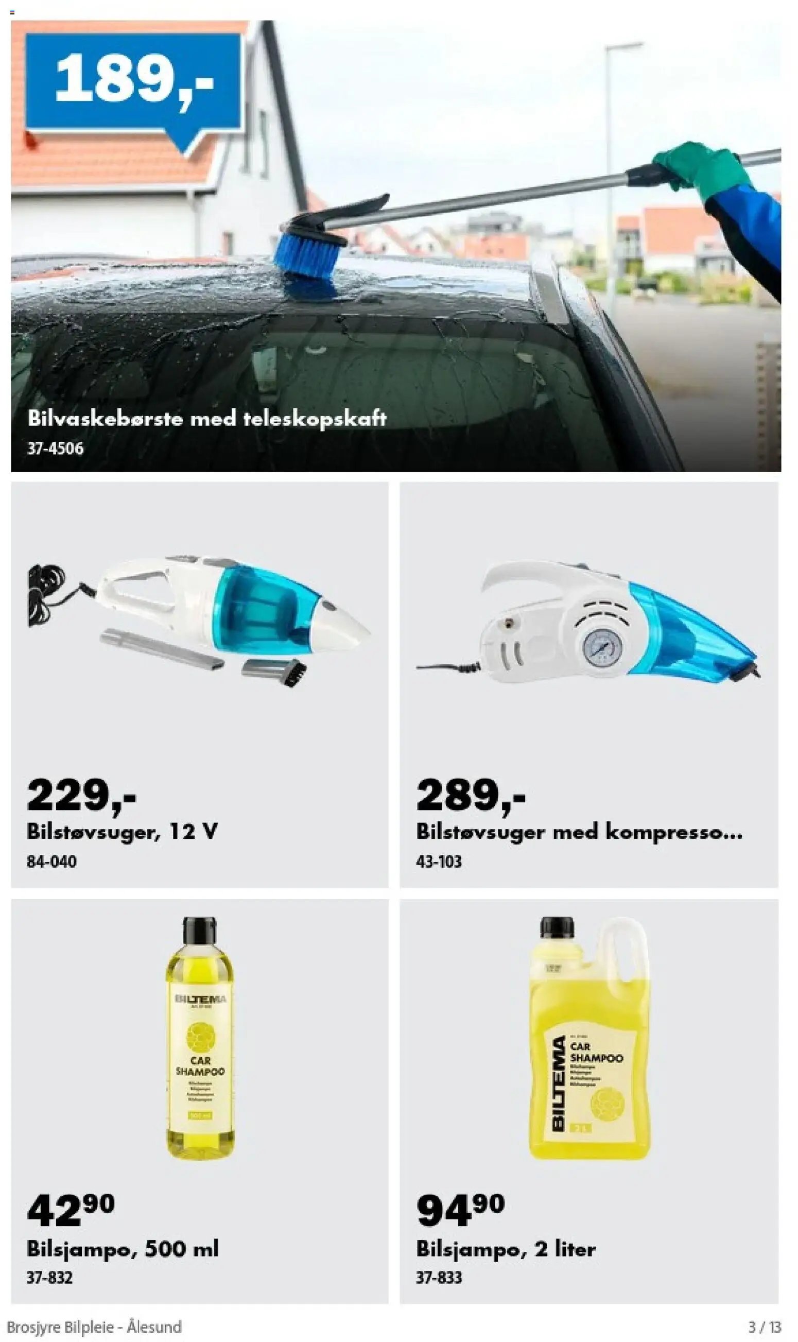Biltema Brosjyre Bilpleie - National