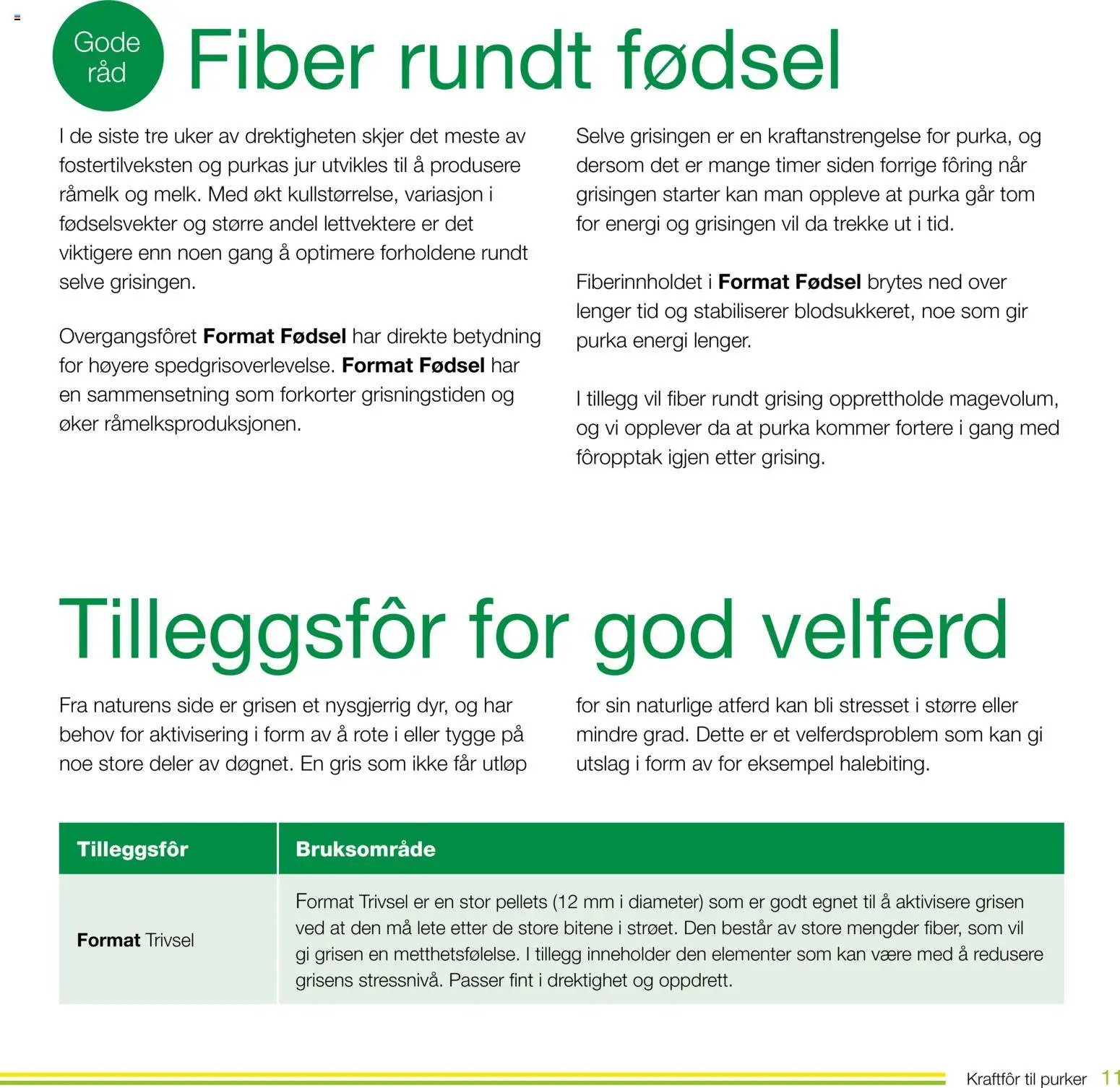 Felleskjøpet Kraftfôr til purker (2026-01-02 - 2027-01-03)