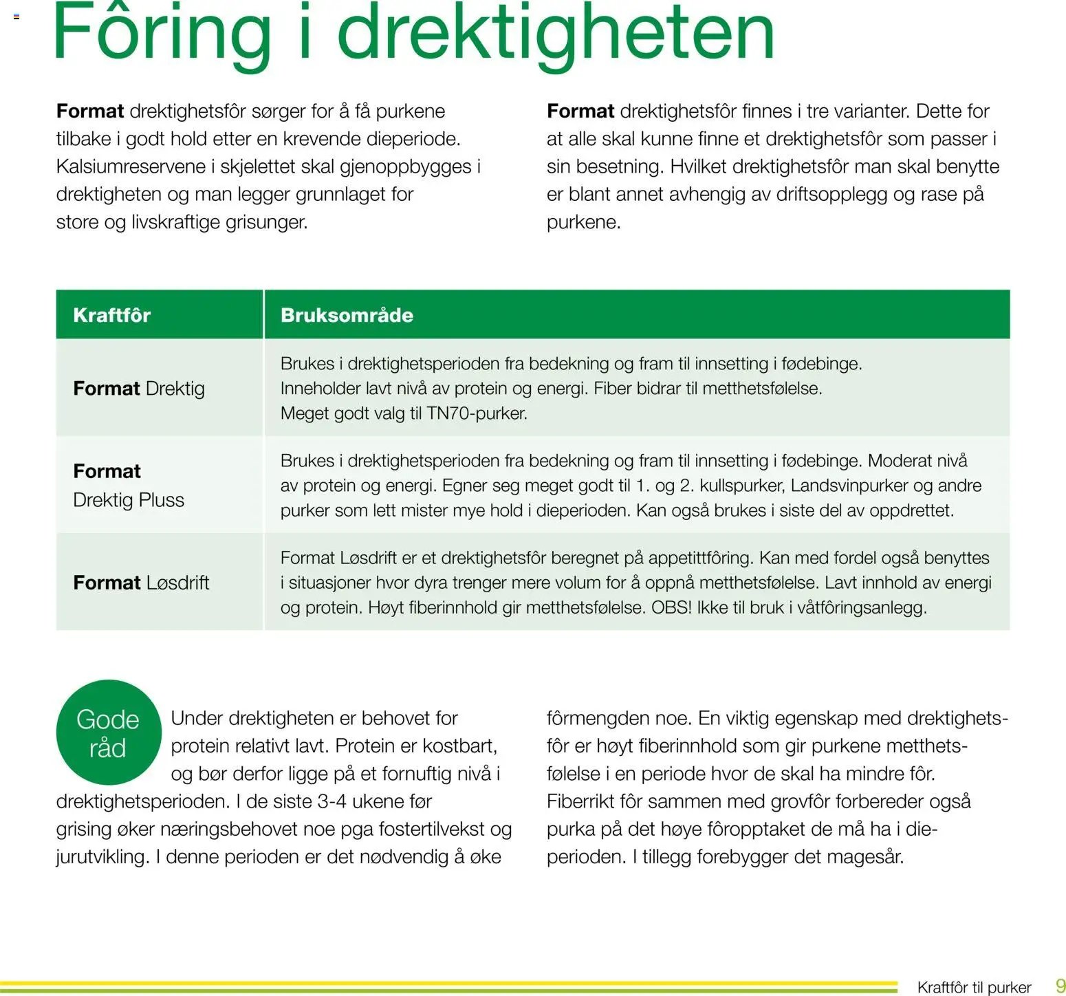 Felleskjøpet Kraftfôr til purker (2026-01-02 - 2027-01-03)