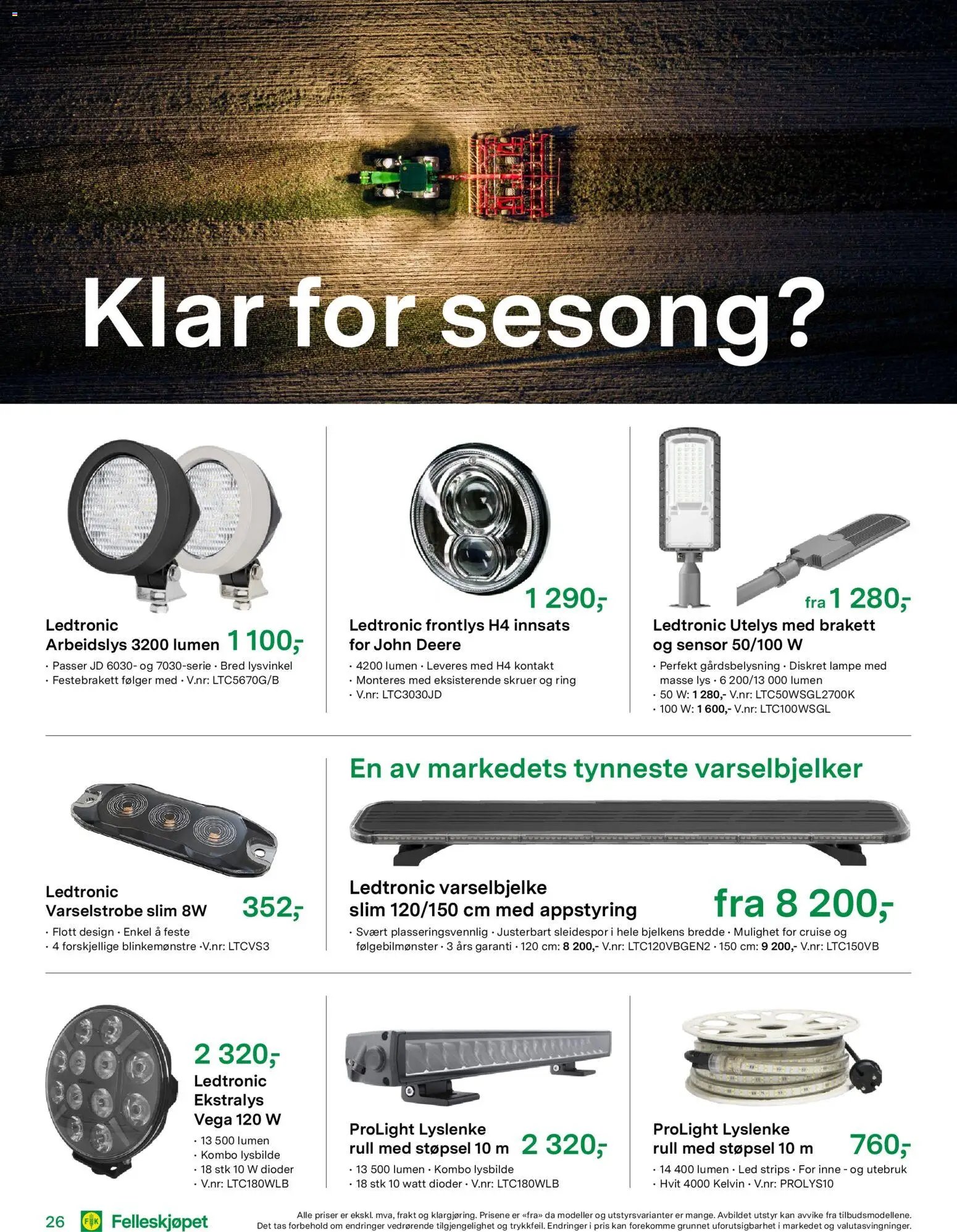 Felleskjøpet Deler&Tilbehør 2026 (2026-04-22 - 2027-01-03)