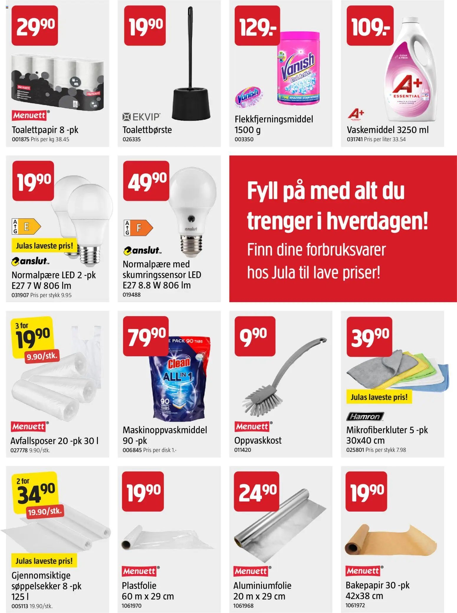 Jula kundeavis Utforsk vår høstkatalog 2026!