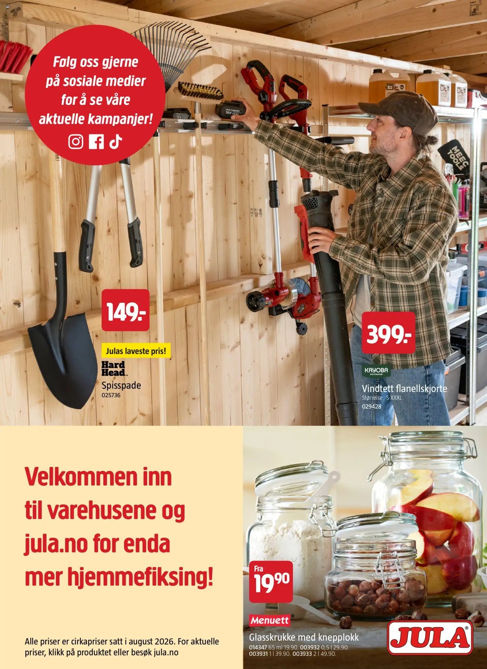 Jula kundeavis Utforsk vår høstkatalog 2026!