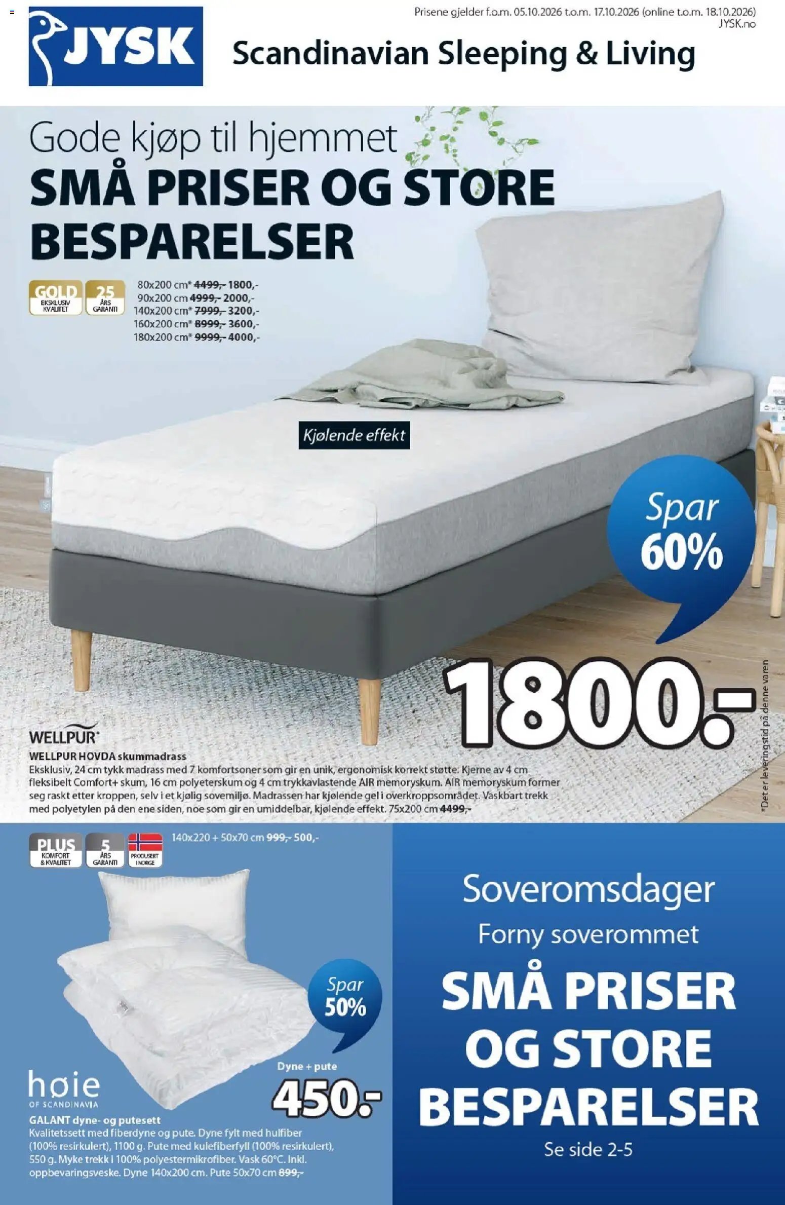 JYSK kundeavis