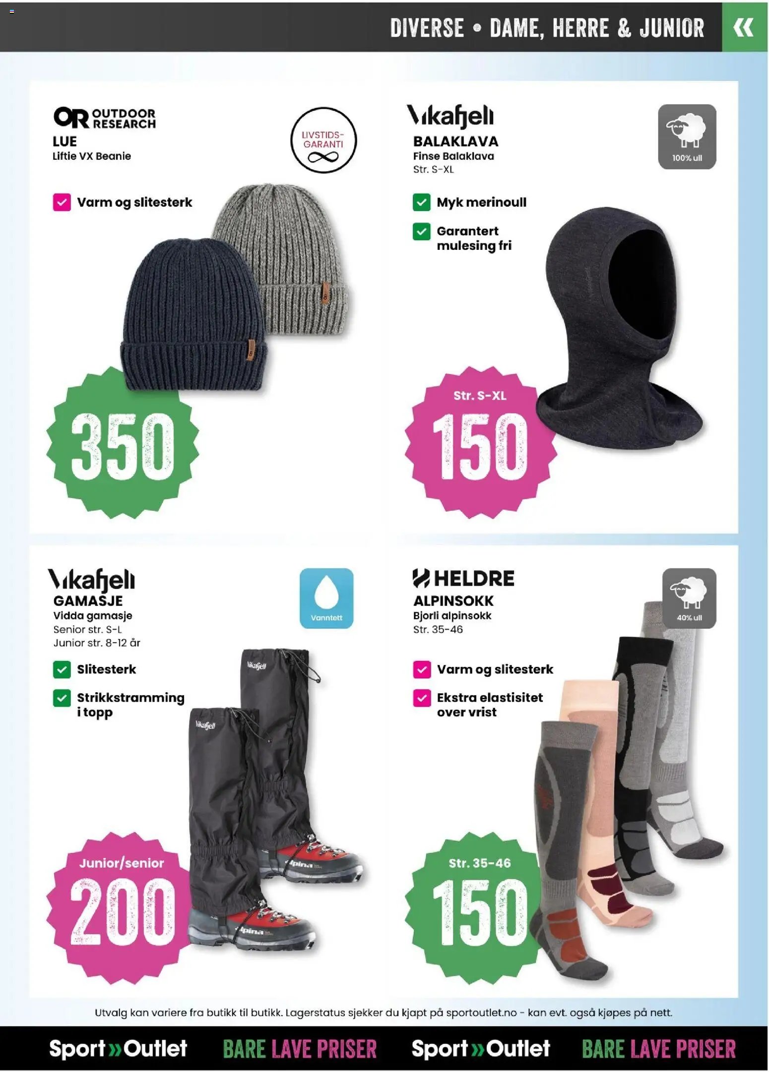 Sport Outlet kundeavis (2026-01-09 - 2026-03-02)