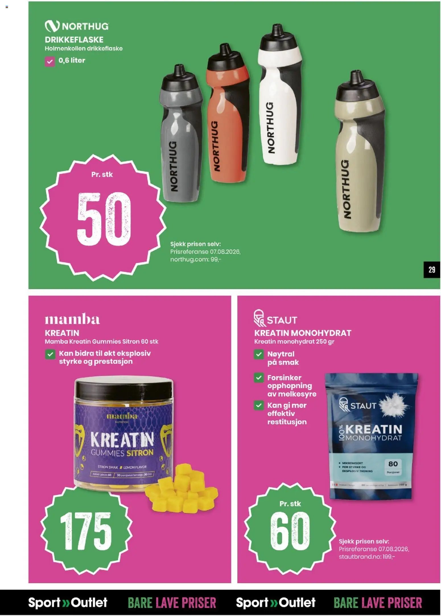 Sport Outlet Bare lave priser