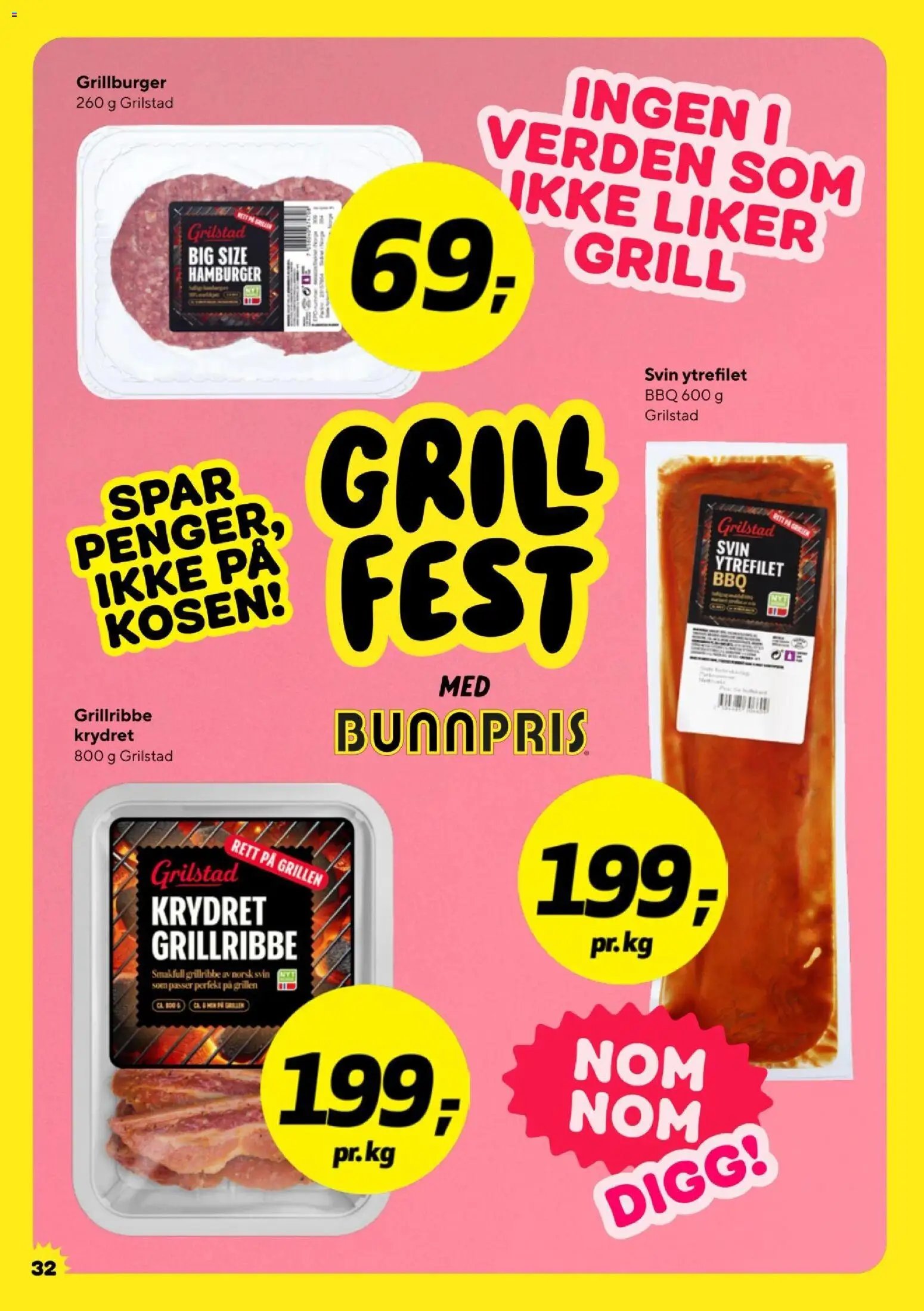 Grillfest hos Bunnpris (2026-04-25 - 2026-08-02)