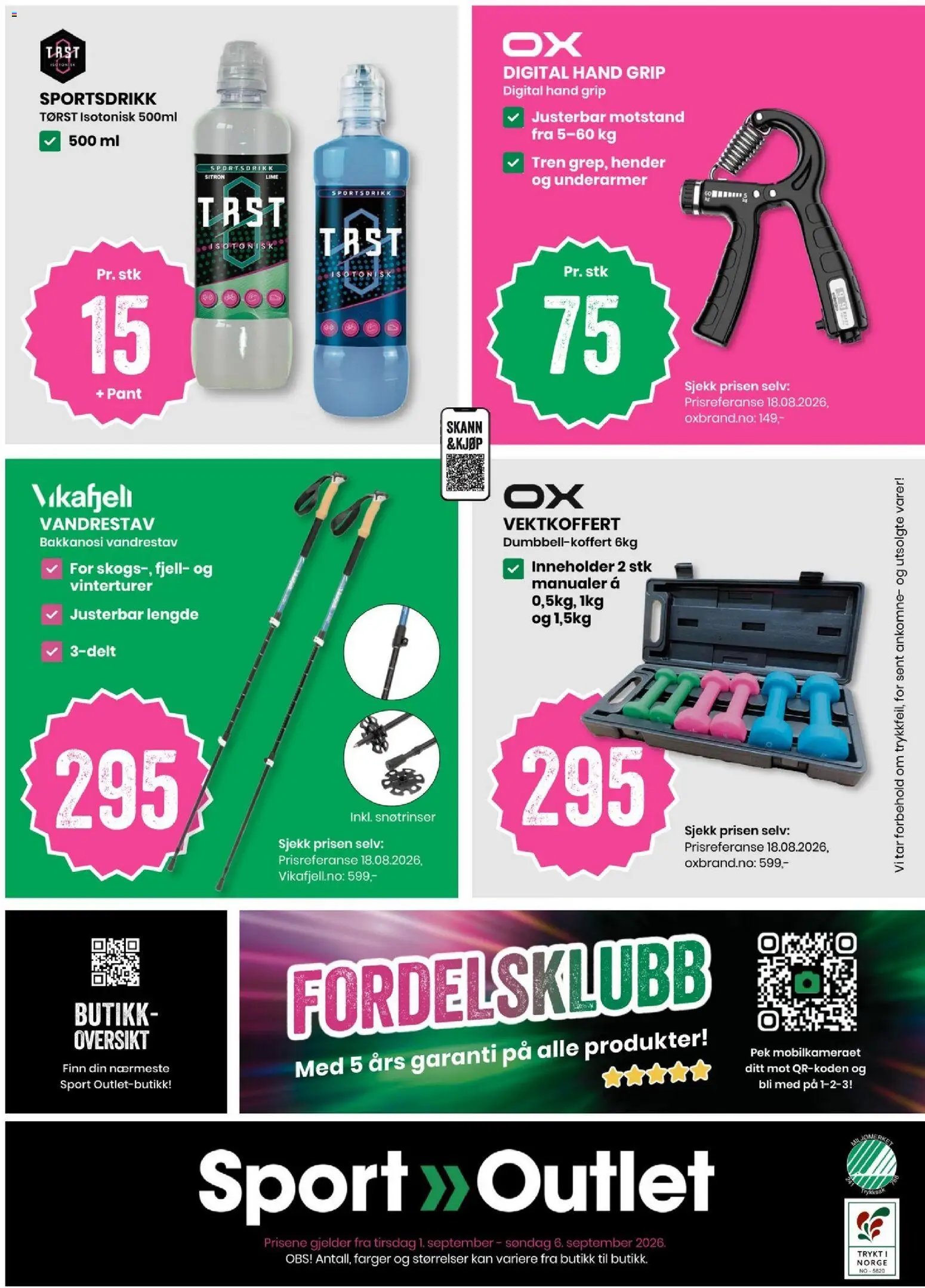Sport Outlet kundeavis