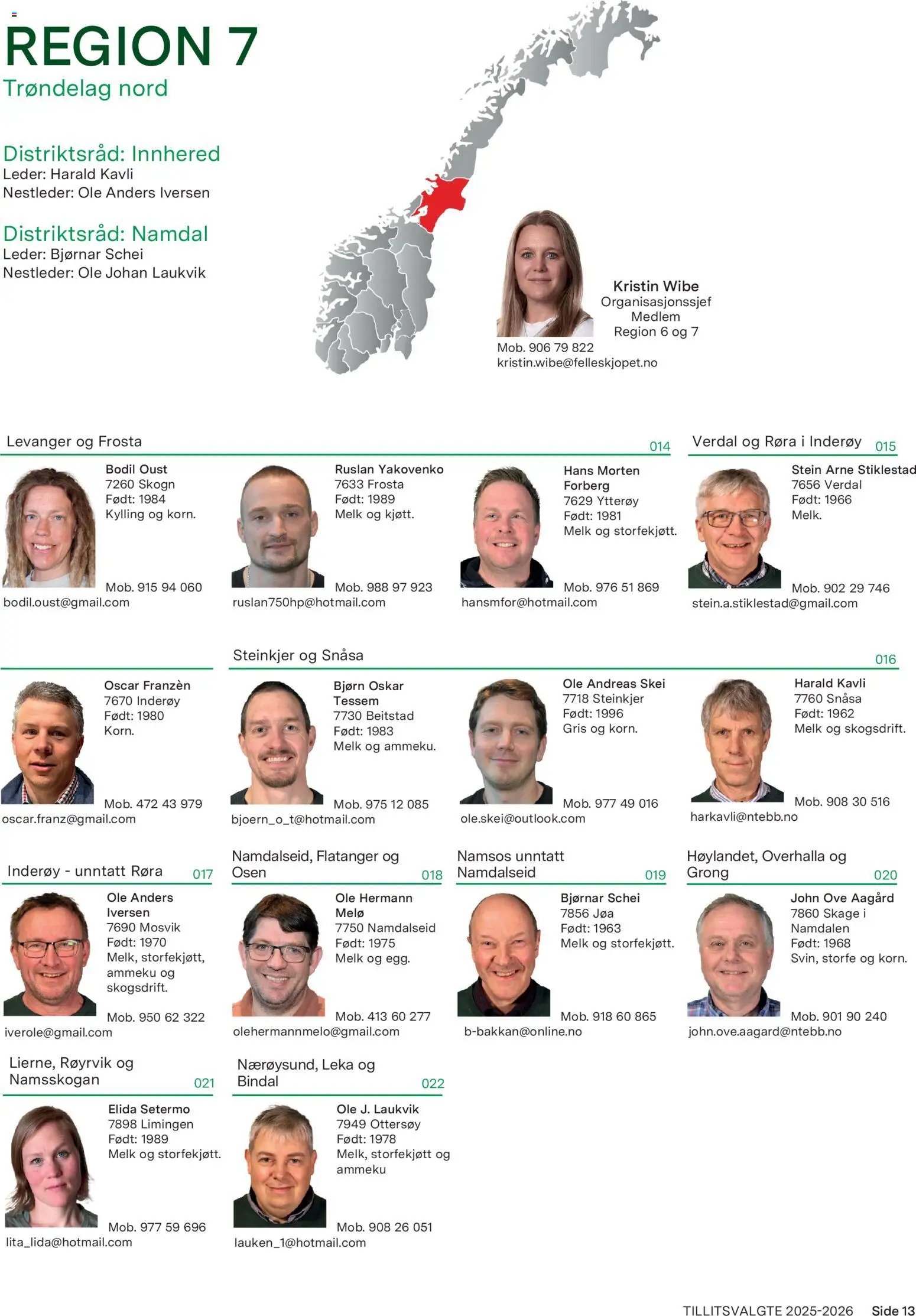 Felleskjøpet Tillitsvalgte 2025/2026 (2026-01-02 - 2027-01-03)