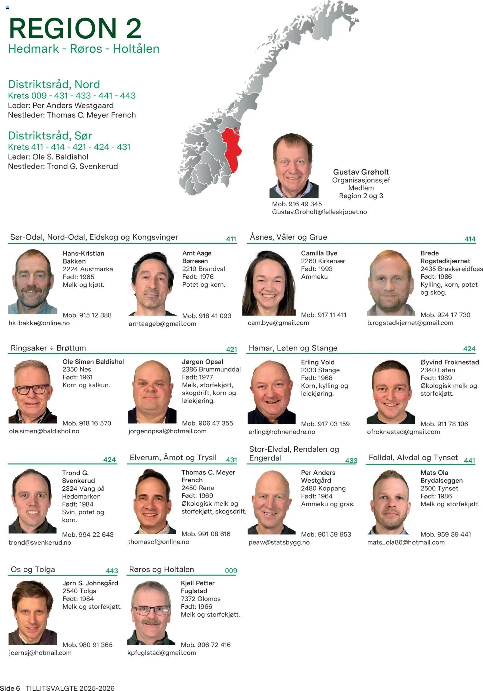 Felleskjøpet Tillitsvalgte 2025/2026 (2026-01-02 - 2027-01-03)