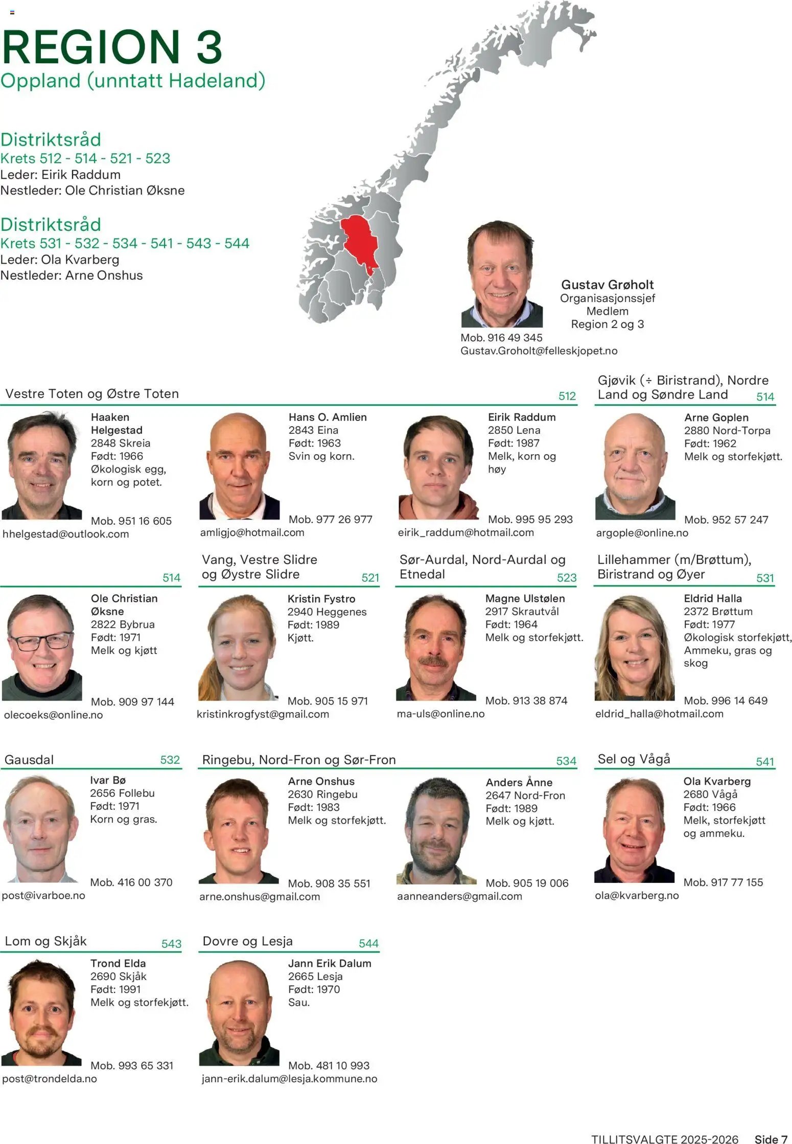 Felleskjøpet Tillitsvalgte 2025/2026 (2026-01-02 - 2027-01-03)