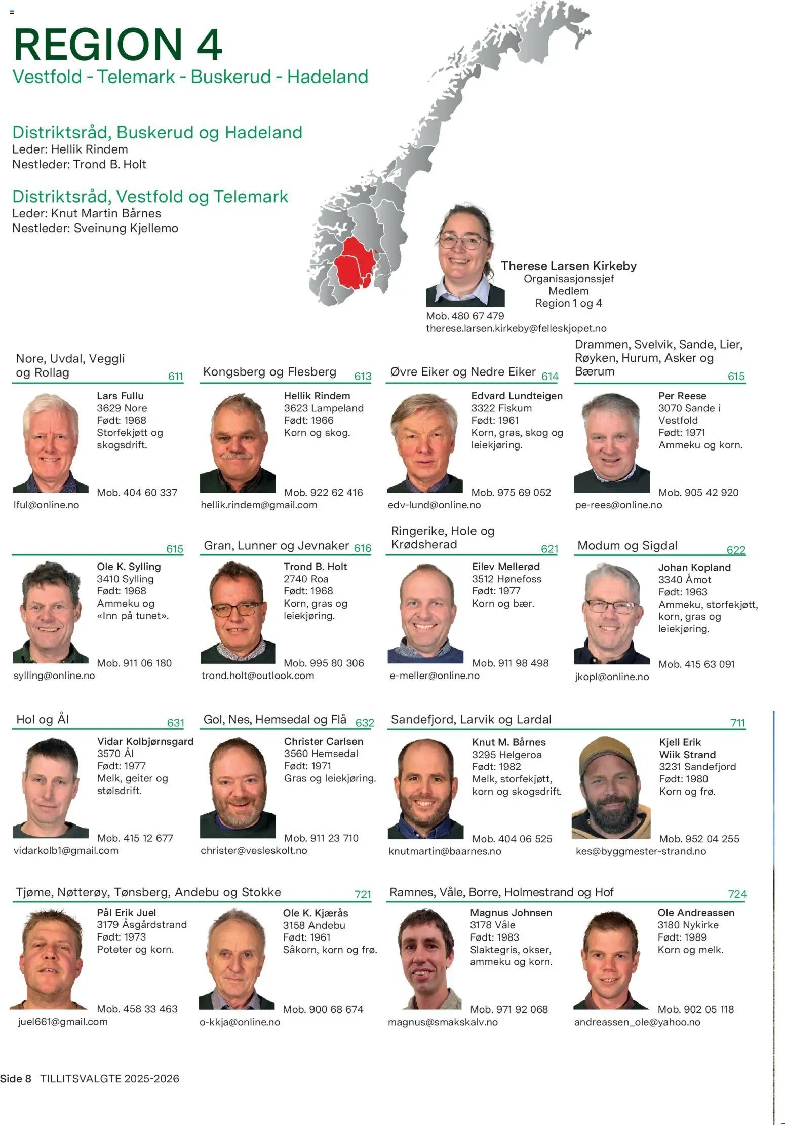 Felleskjøpet Tillitsvalgte 2025/2026 (2026-01-02 - 2027-01-03)