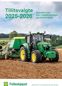 Felleskjøpet Tillitsvalgte 2025/2026 (2026-01-02 - 2027-01-03)