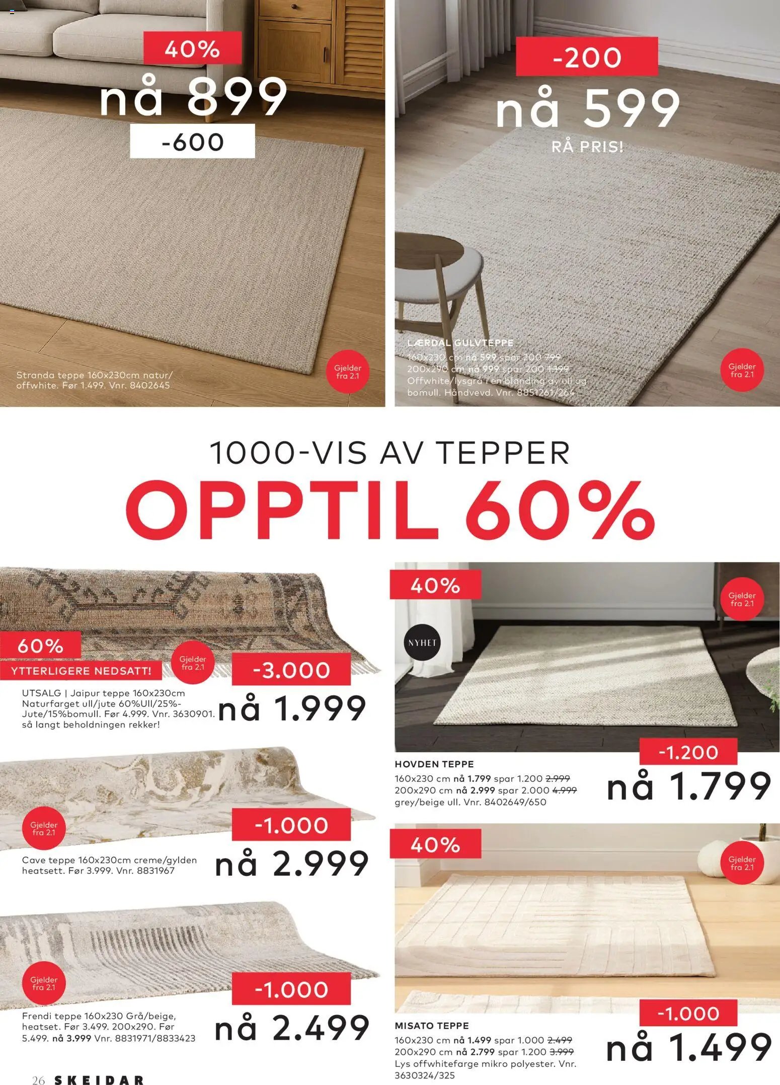 Skeidar kundeavis (2026-01-02 - 2026-01-11)