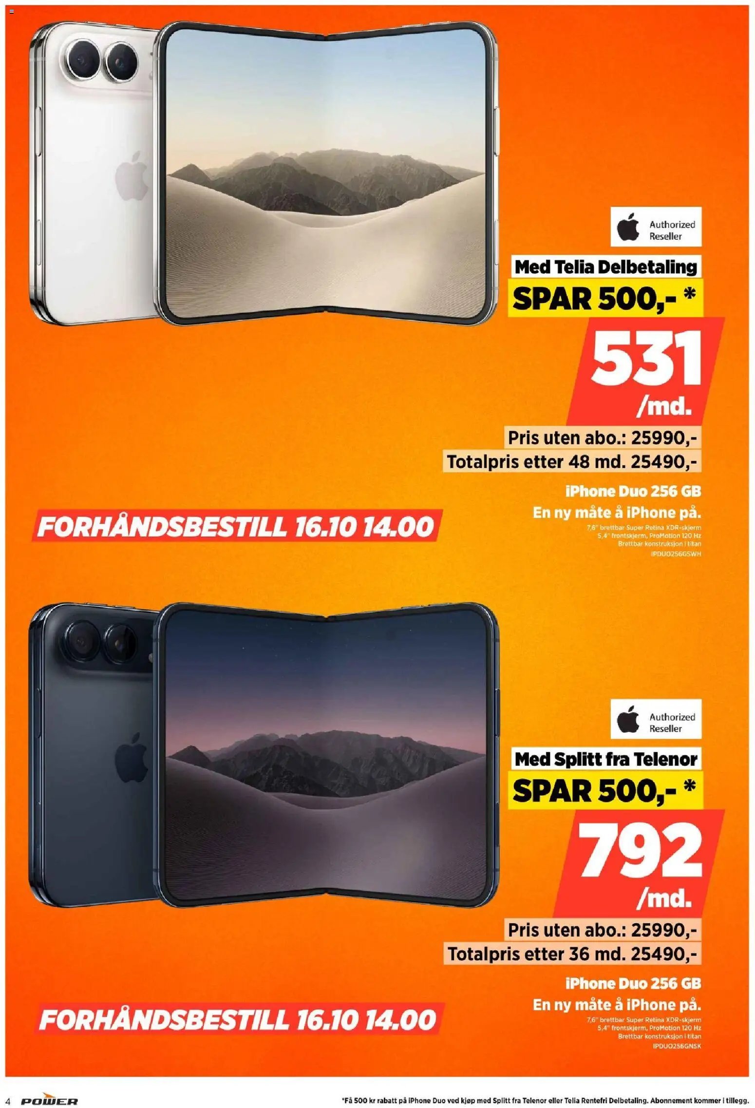 Power kundeavis