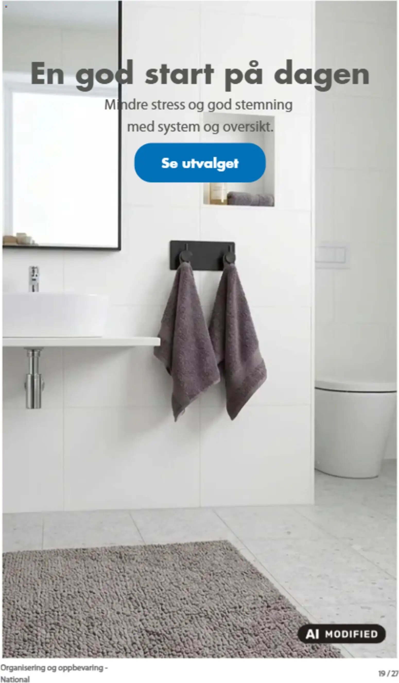 Biltema kundeavis Organisering og oppbevaring