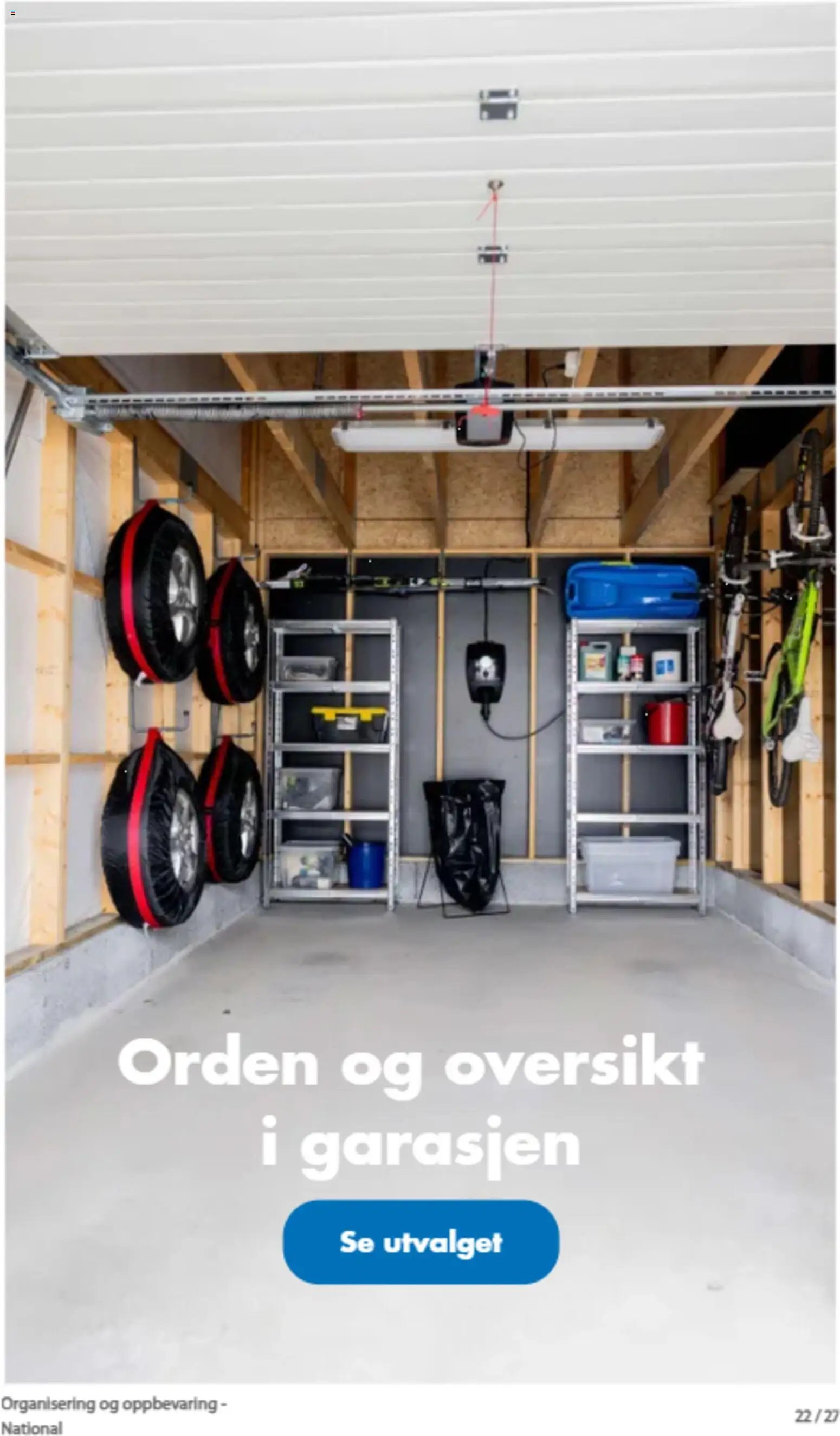Biltema kundeavis Organisering og oppbevaring