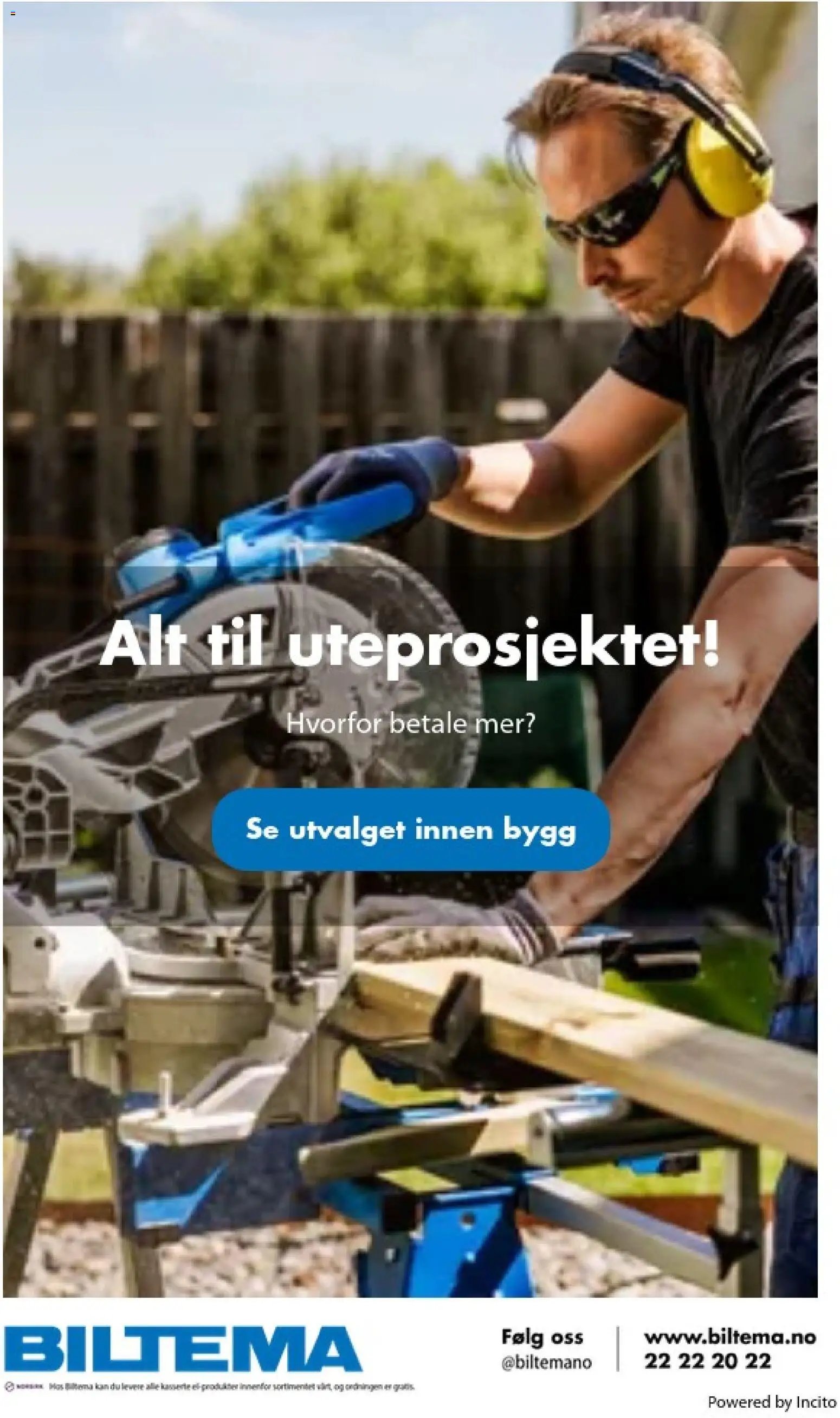 Biltema Brosjyre Bygg - National