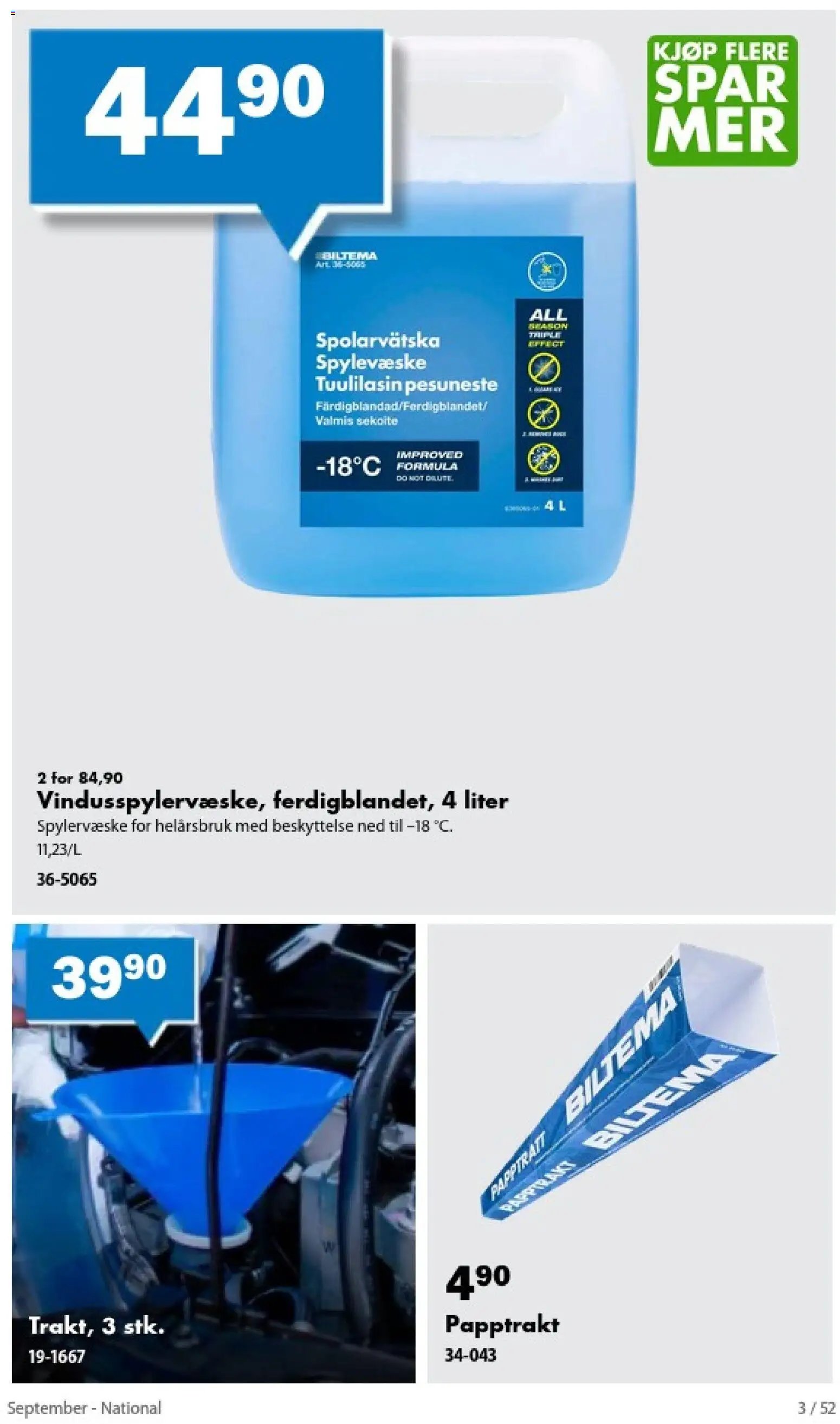 Biltema kundeavis September - National