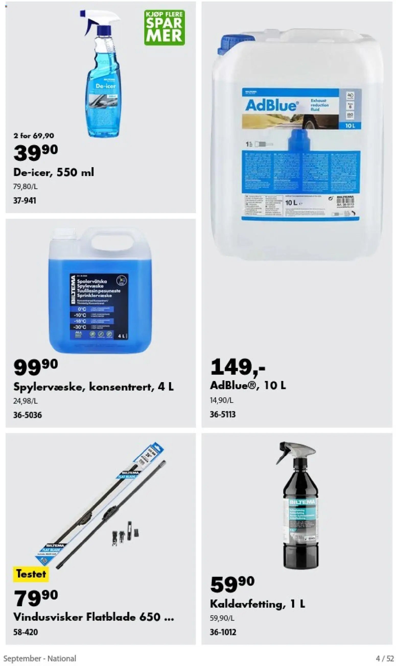 Biltema kundeavis September - National