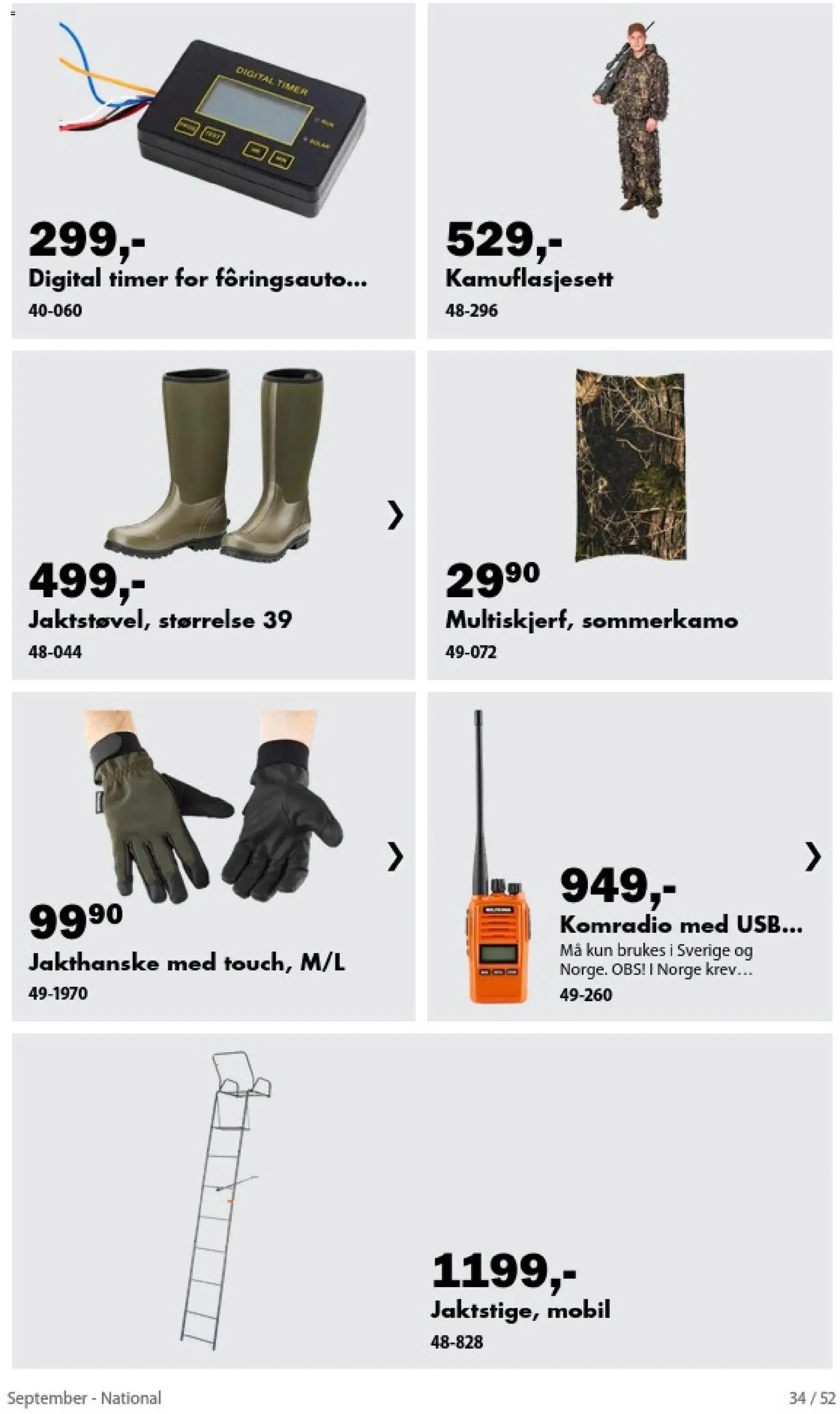 Biltema kundeavis September - National
