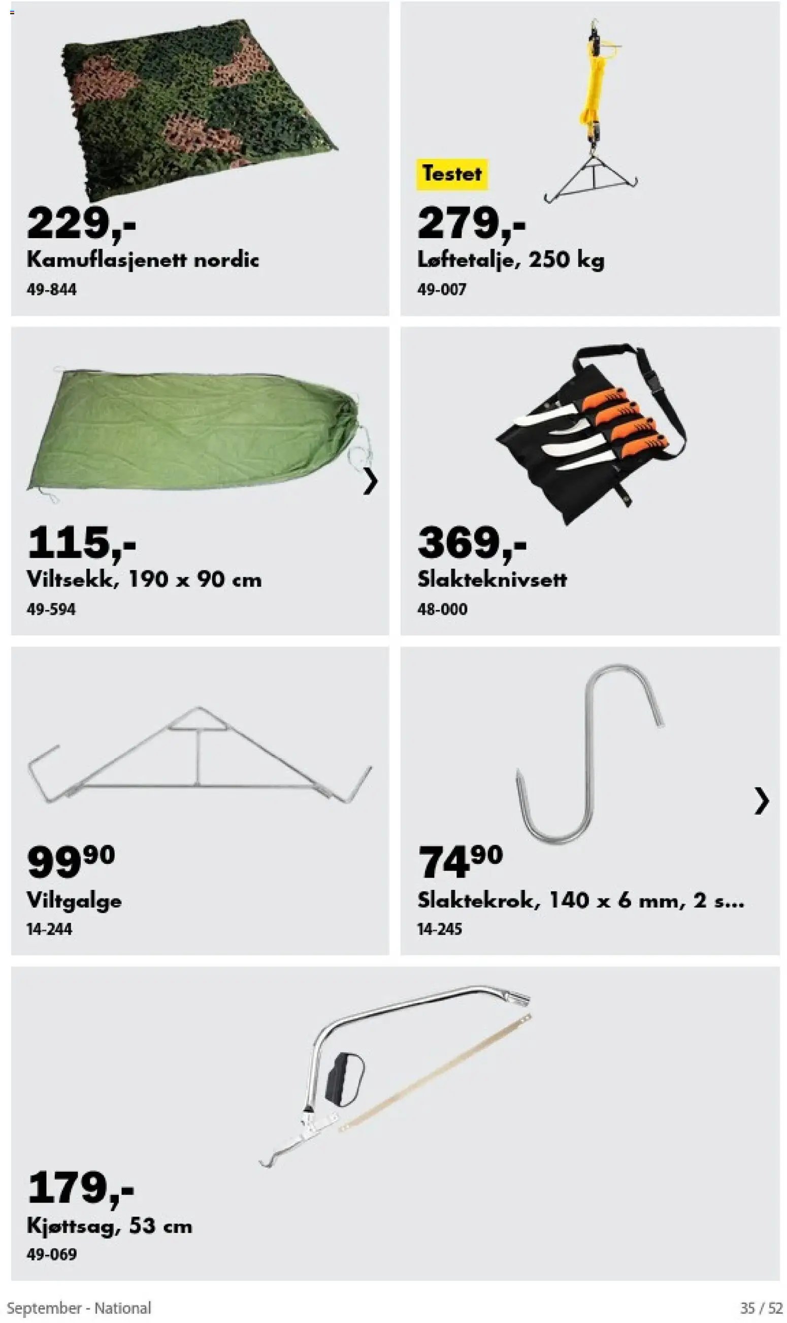 Biltema kundeavis September - National