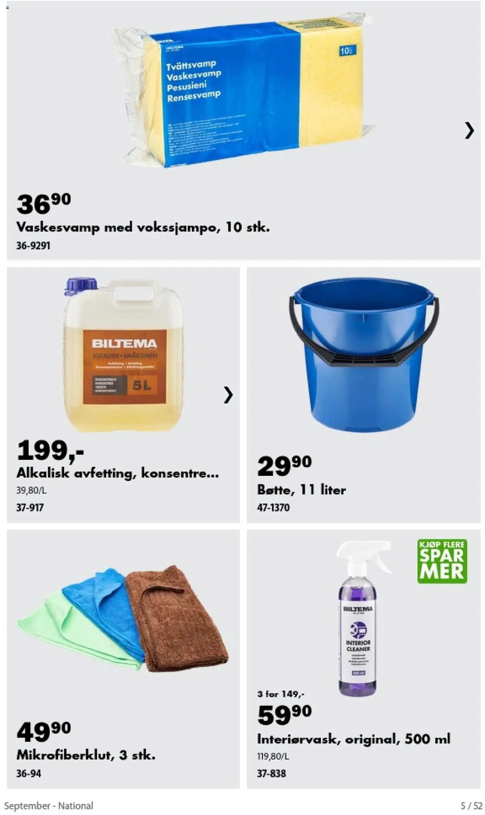 Biltema kundeavis September - National