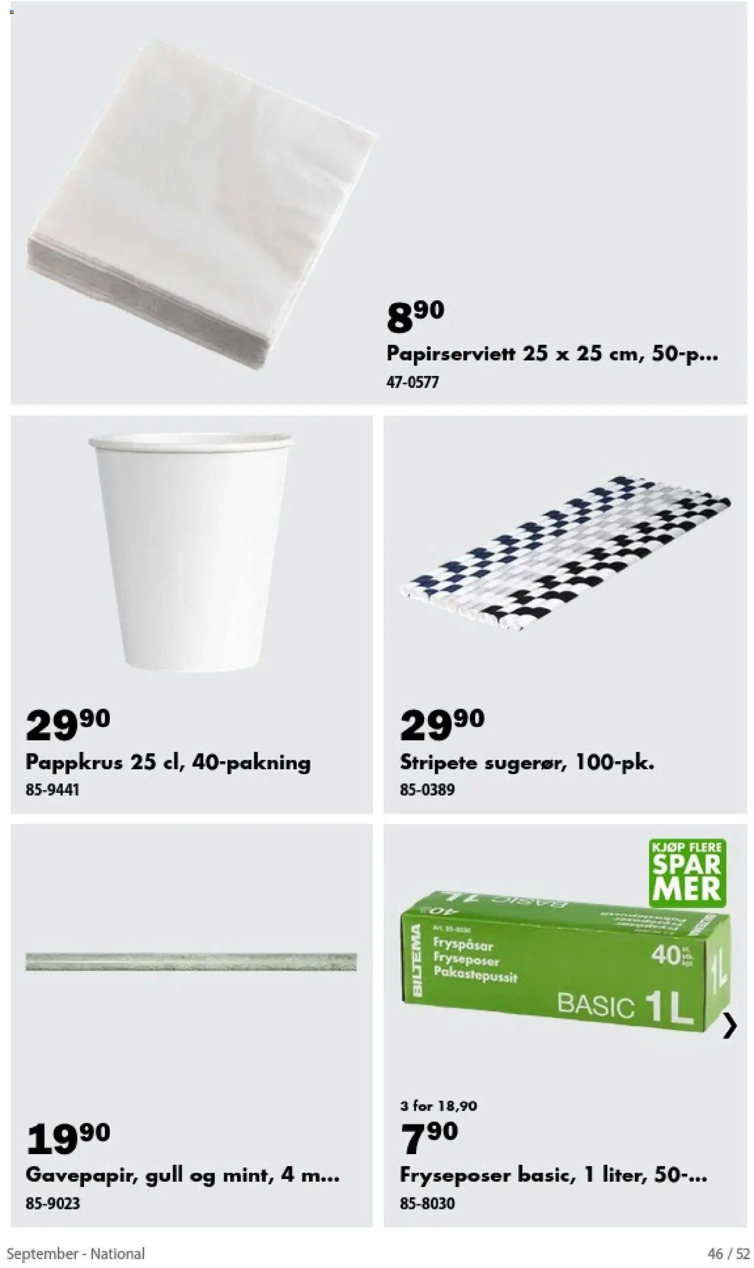 Biltema kundeavis September - National