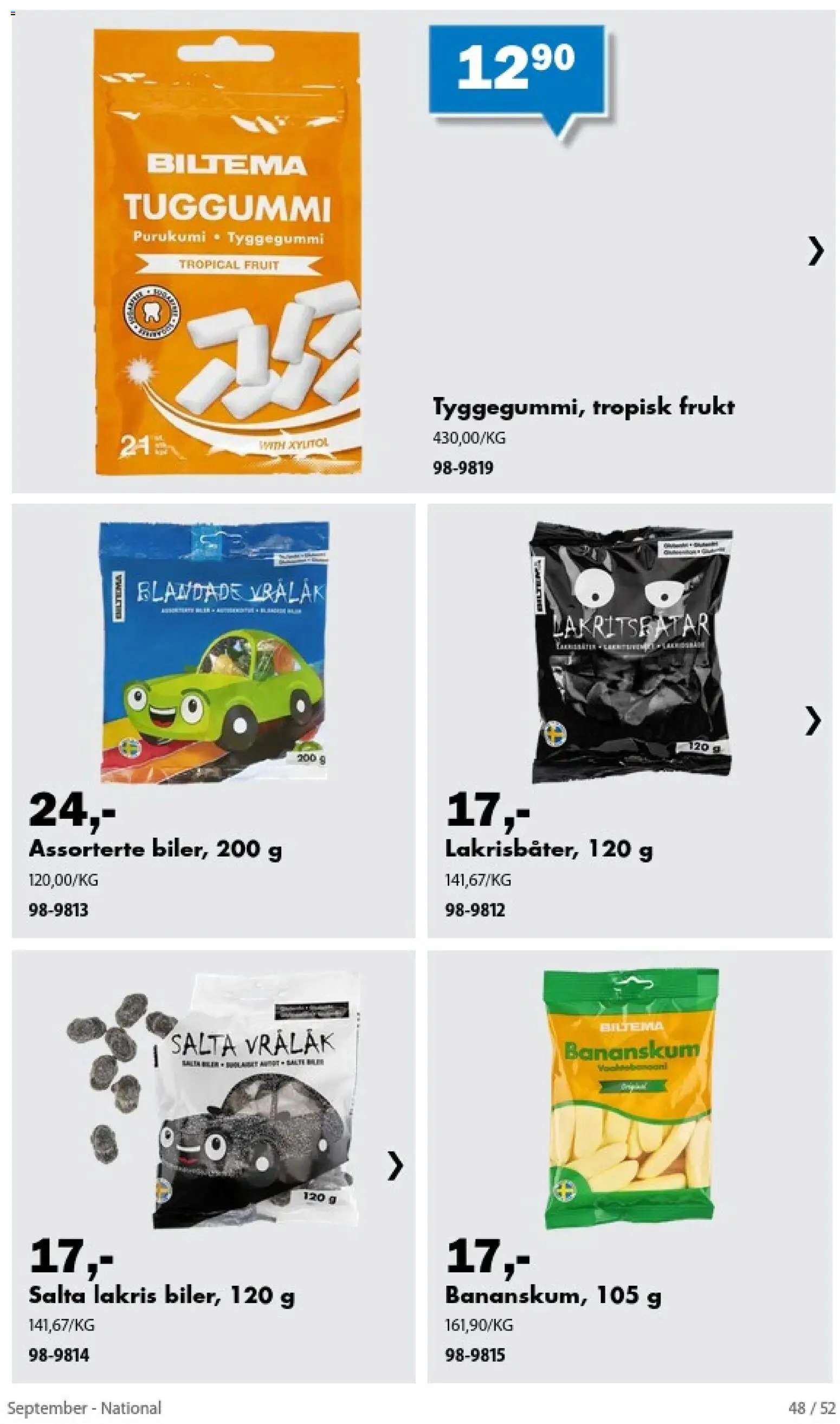 Biltema kundeavis September - National