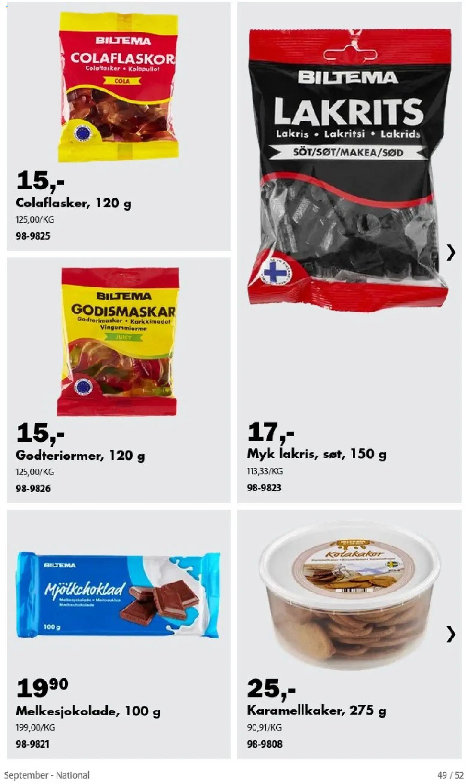 Biltema kundeavis September - National